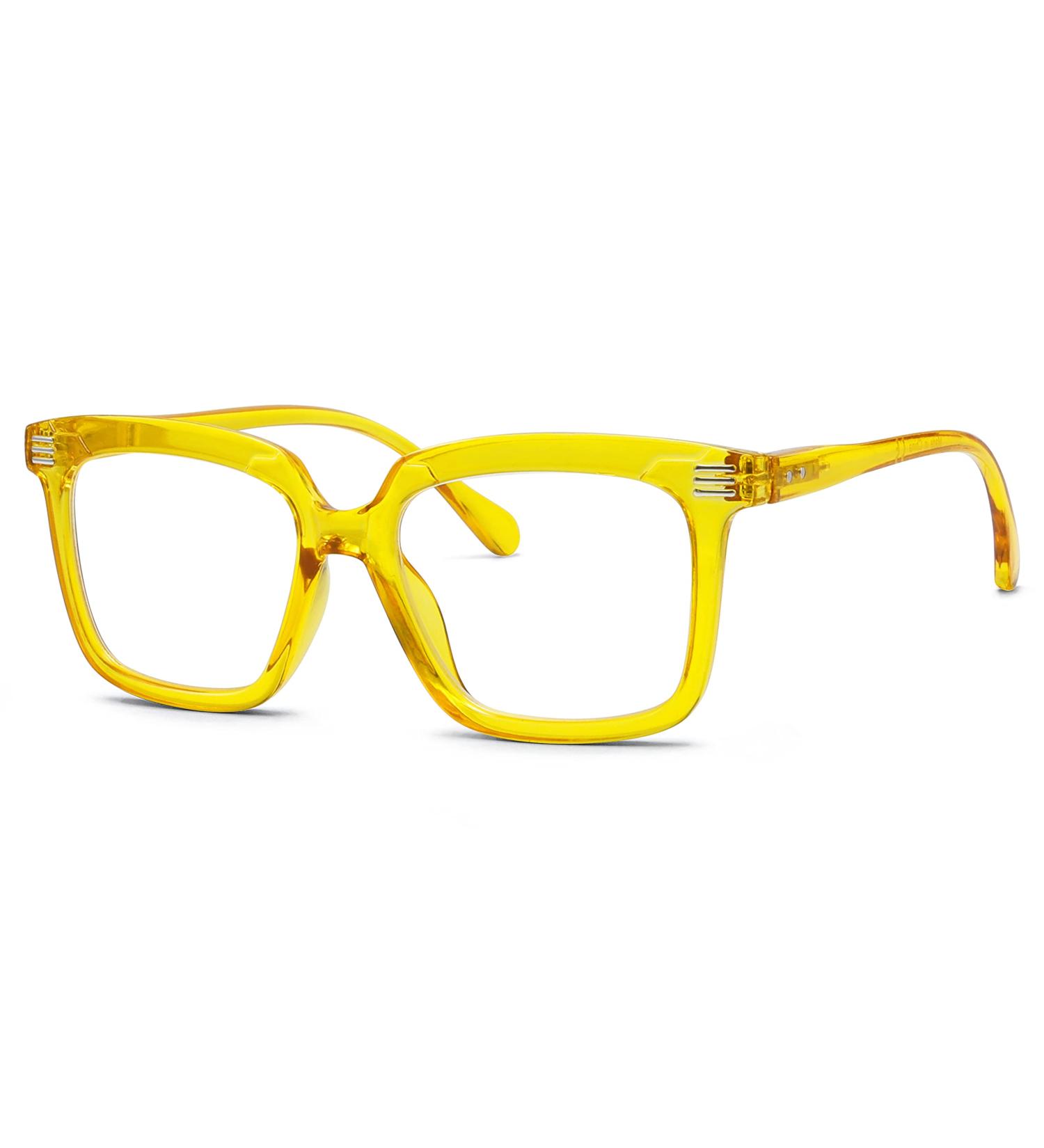 Eyekepper Oversized Rectangular Glasses for Women | High Quality Yellow Eyewear - International Shipping Available - Buy Online on GoSupps.com