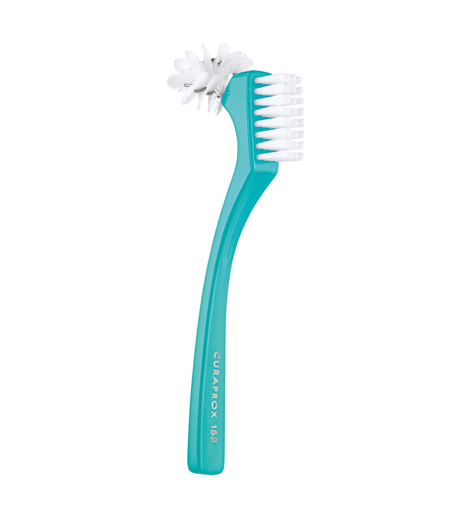 Curaprox BDC 152 Cleaning Brush for Dentures & Braces - Mint | International Shipping Available - Buy Online on GoSupps.com