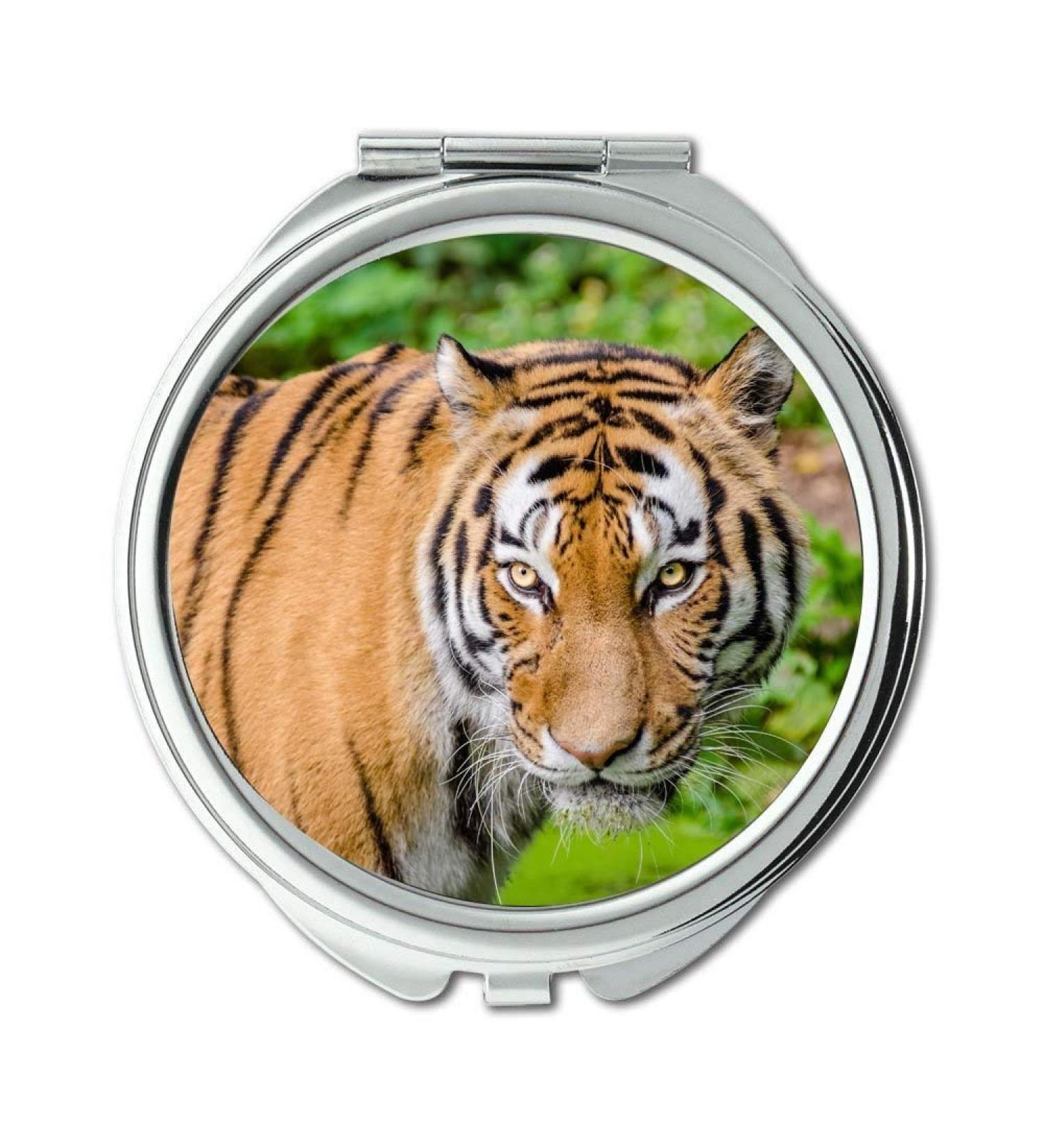 Mirror Compact Mirror animal big cat tiger pocket mirror portable mirror - Buy Online on GoSupps.com