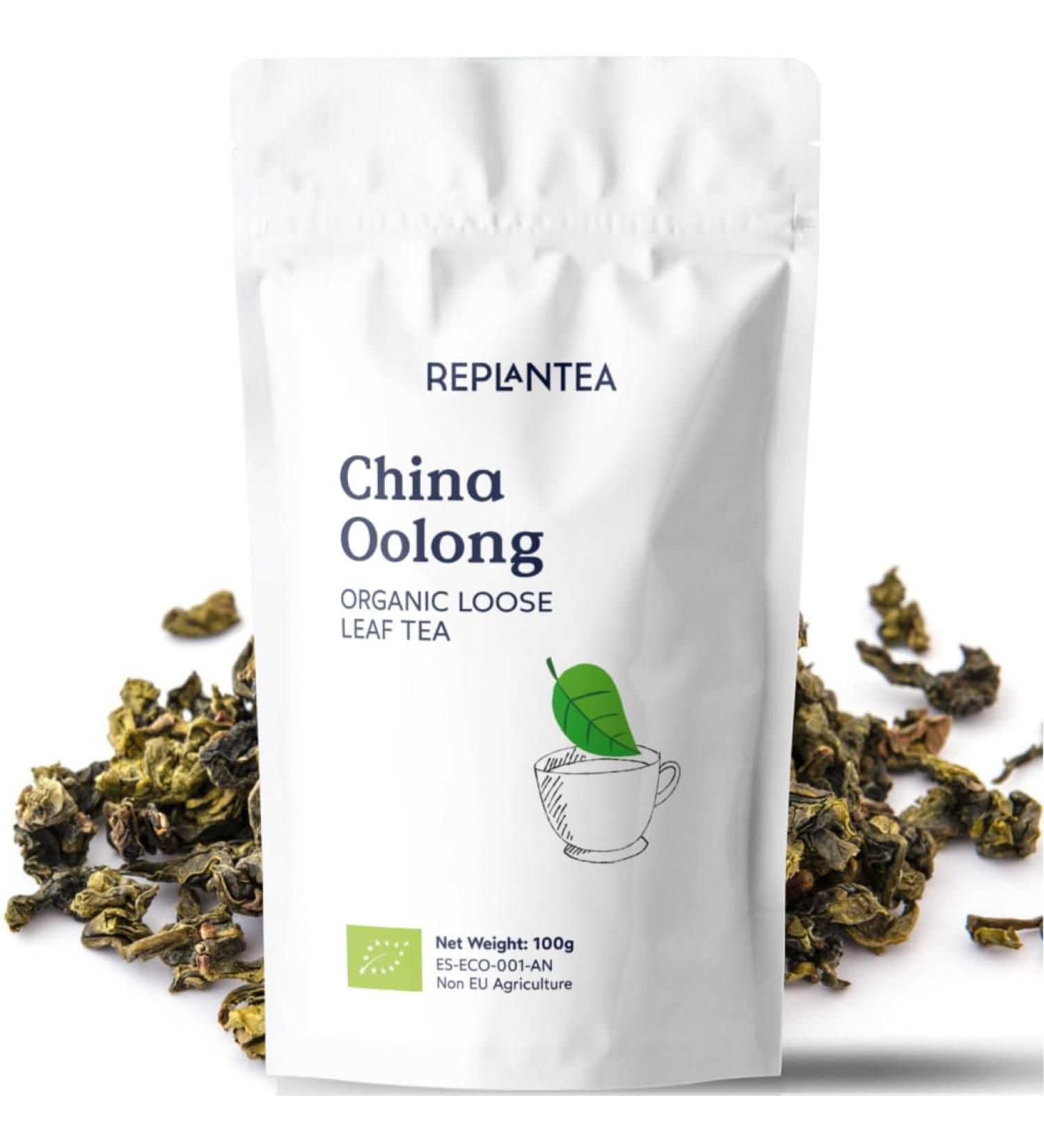 Oolong Tea Organic Tie Guan Yin 100g (50 Cups) | China Oolong Tea Loose Leaf Organic | REPLANTEA - Buy Online on GoSupps.com