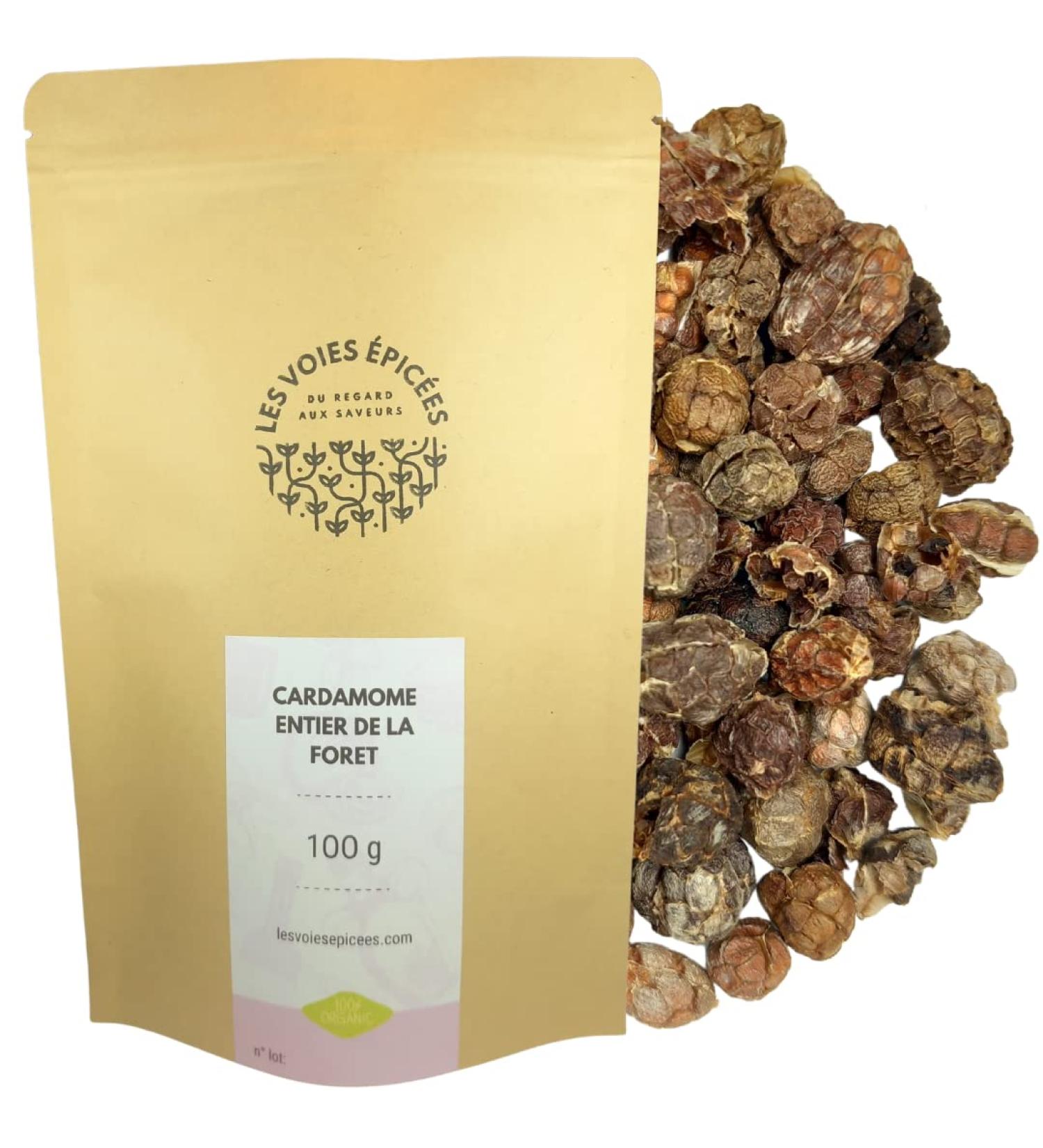 Cardamom from the wild forest of Cambodia - 100g - Hand harvested - Camphor flavors - unknown spice - Buy Online on GoSupps.com