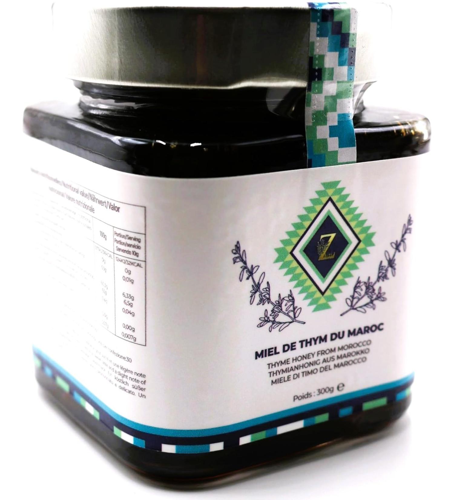 Moroccan Thyme Honey | Powerful Flavor & Beneficial Properties. 300g Jar - Buy Online on GoSupps.com