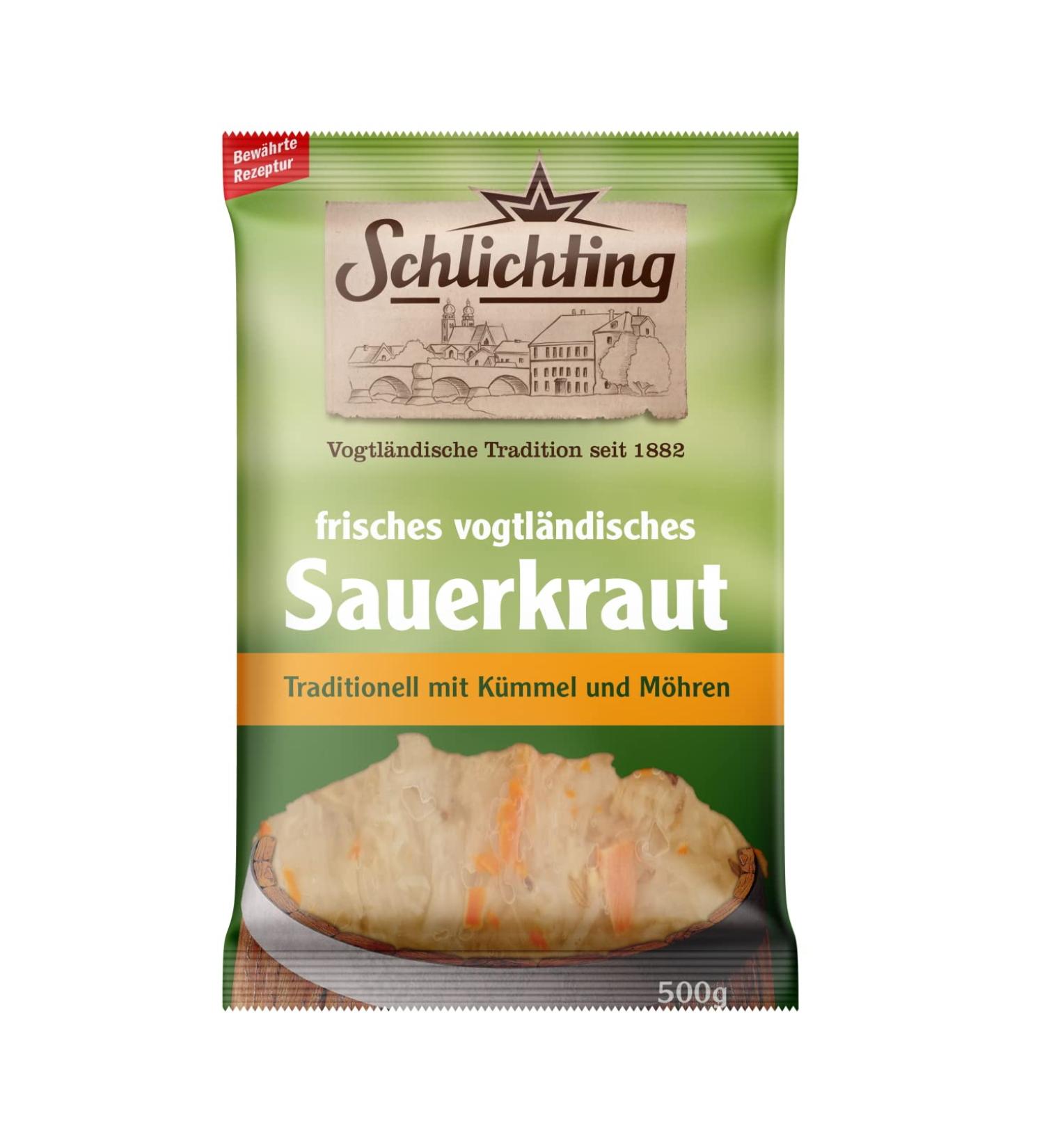 Fresh Vogtland sauerkraut 3x 500g bags
