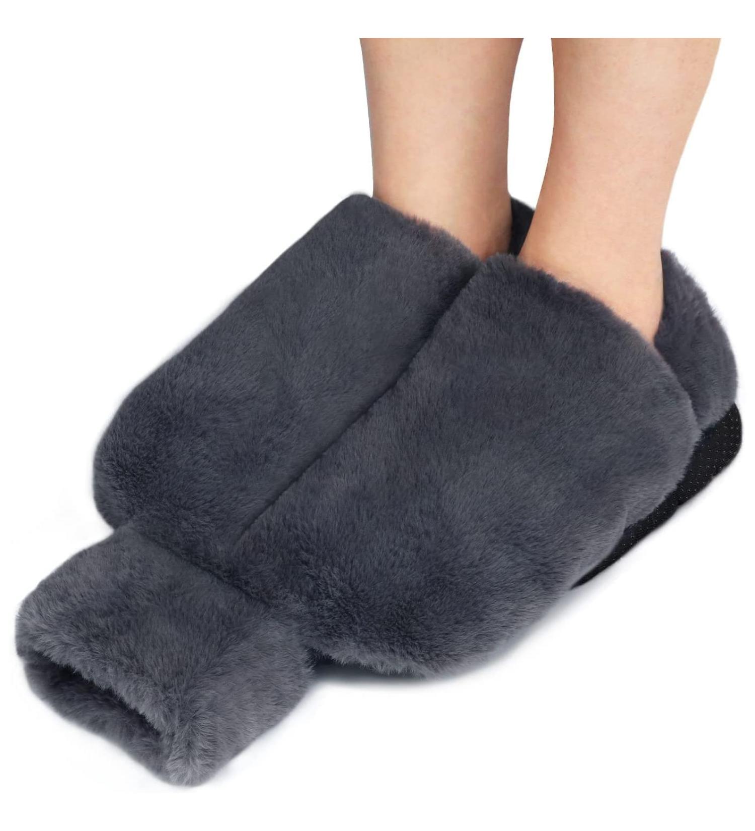 Buy 2L Hot Water Bag Slippers - Washable Heated Foot Warmers & Rubber Thermos | International Shipping Available - Buy Online on GoSupps.com