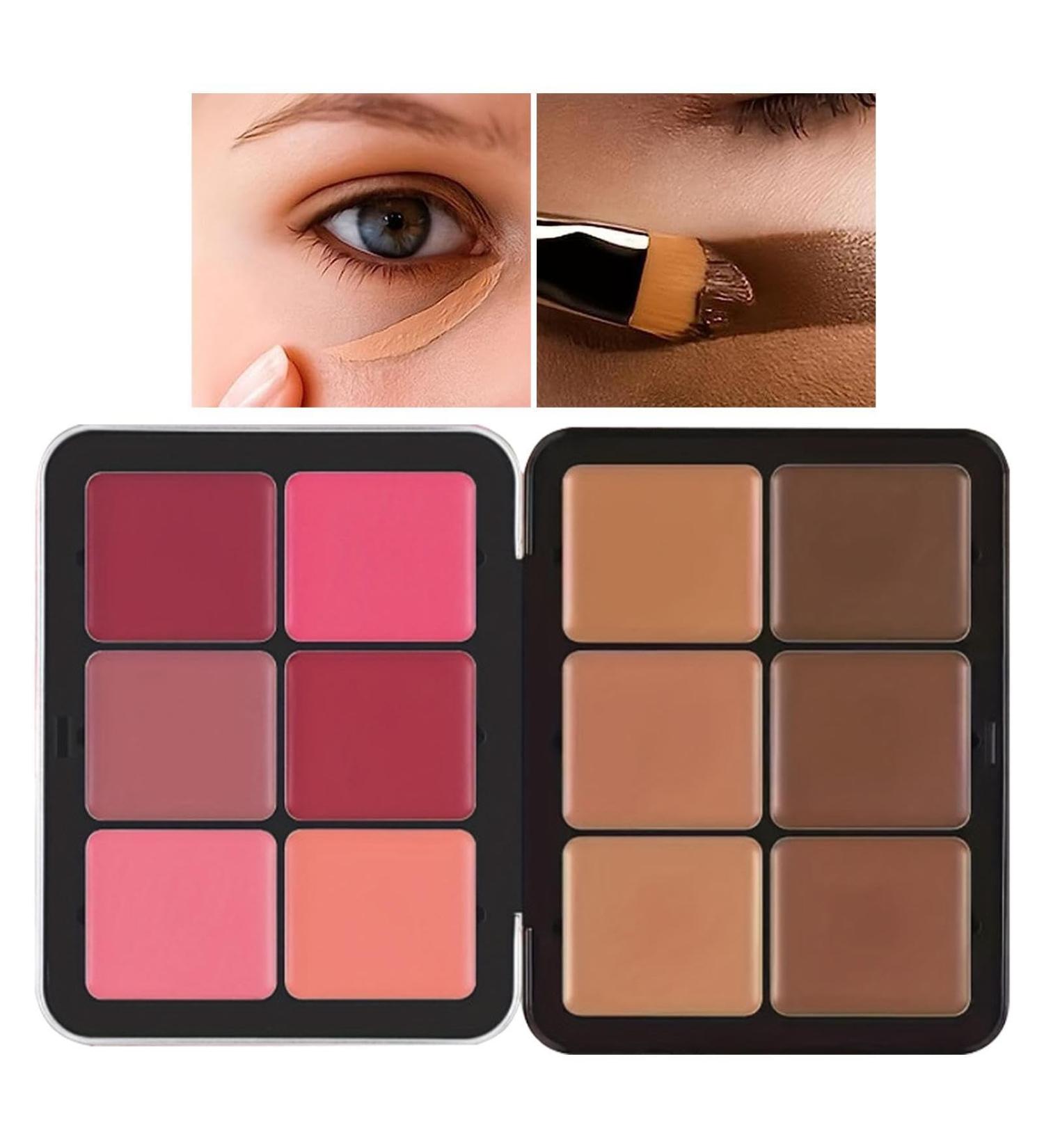 Concealer Blush Palette - Concealer Palette Concealer Cream Concealer Palette Waterproof Concealer Makeup Palette Shenrongtong - Buy Online on GoSupps.com