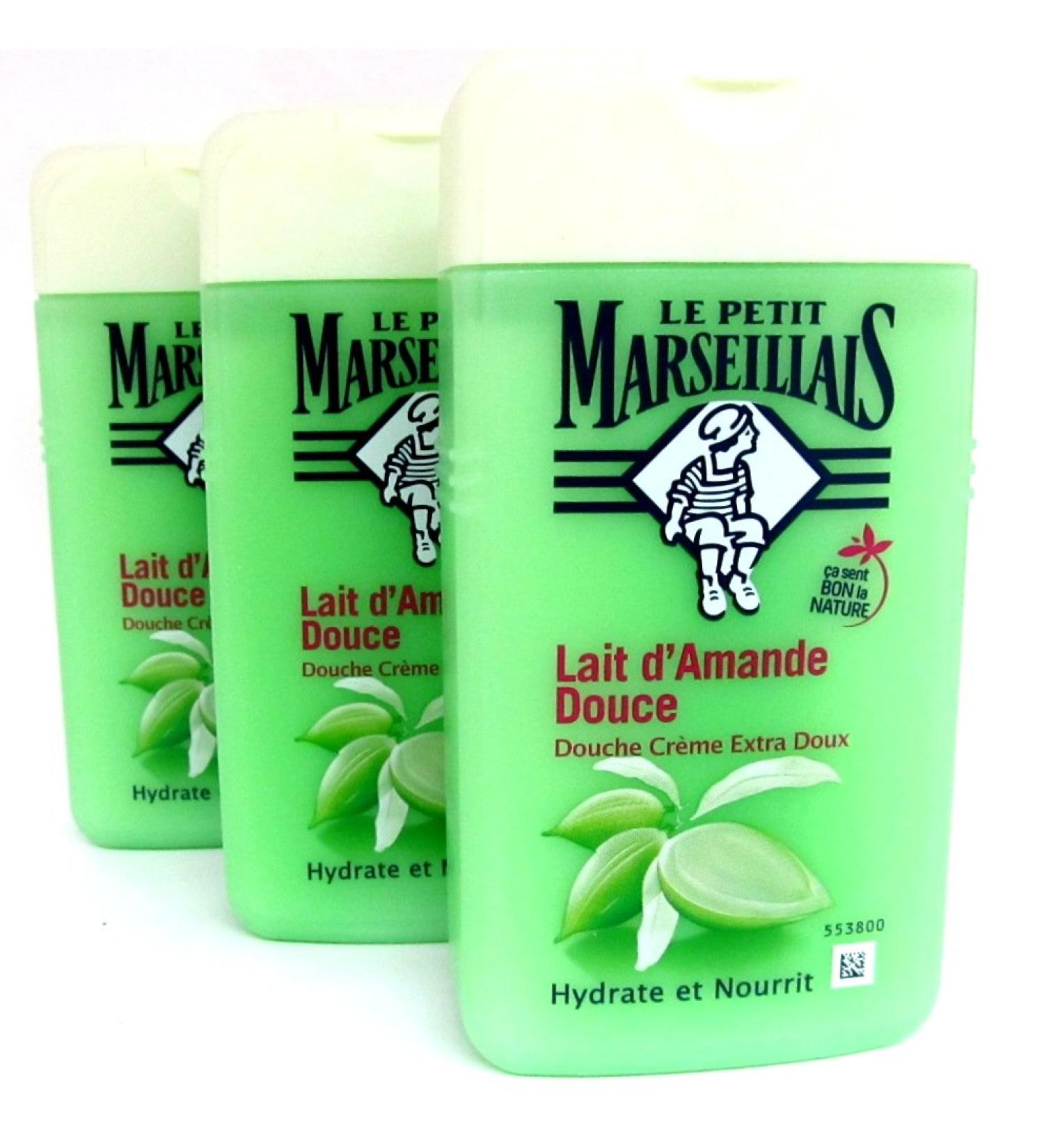 Le petit Marseillais Douchemiddel Amandelmelk Almond Milk 3 x 250 ml - Buy Online on GoSupps.com