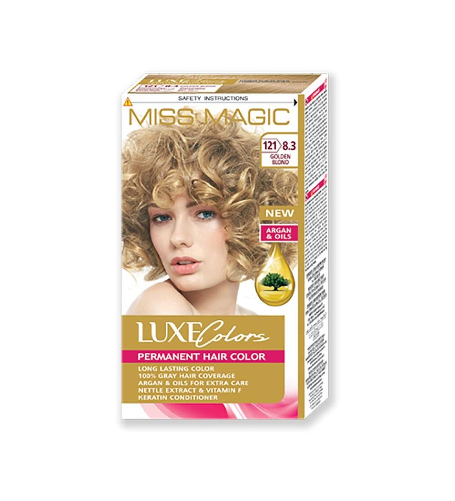 MISS MAGIC Hair Color Golden Blonde Hair Dye Color with Argan