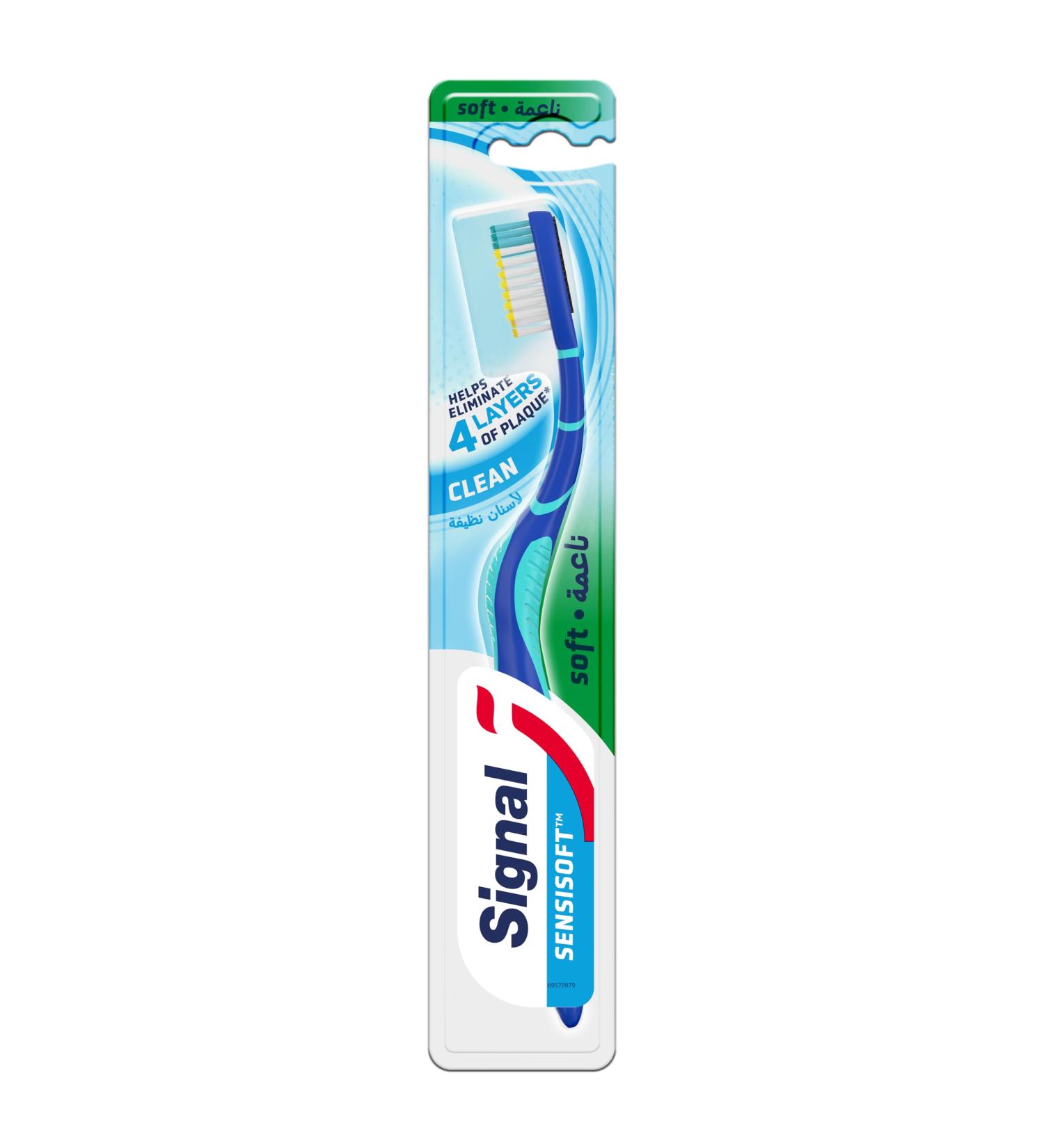 Buy Signal Sensisoft Soft Toothbrush - Plaque Removal & Gum Protection | International Shipping Available - Buy Online on GoSupps.com