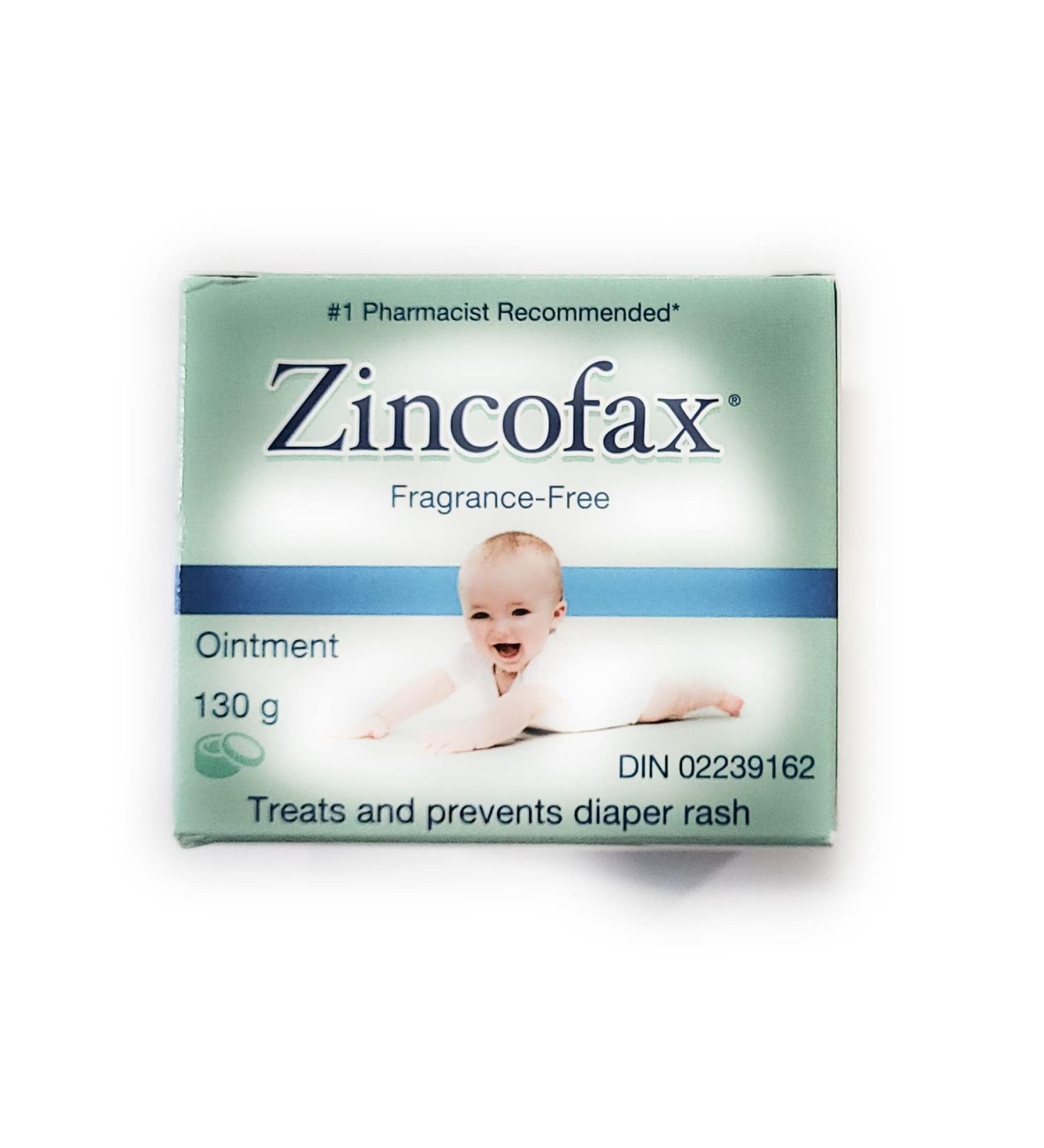 Zincofax Fragrance-Free Diaper Rash Cream 130g | Prevent & Treat Irritation - Buy Online on GoSupps.com