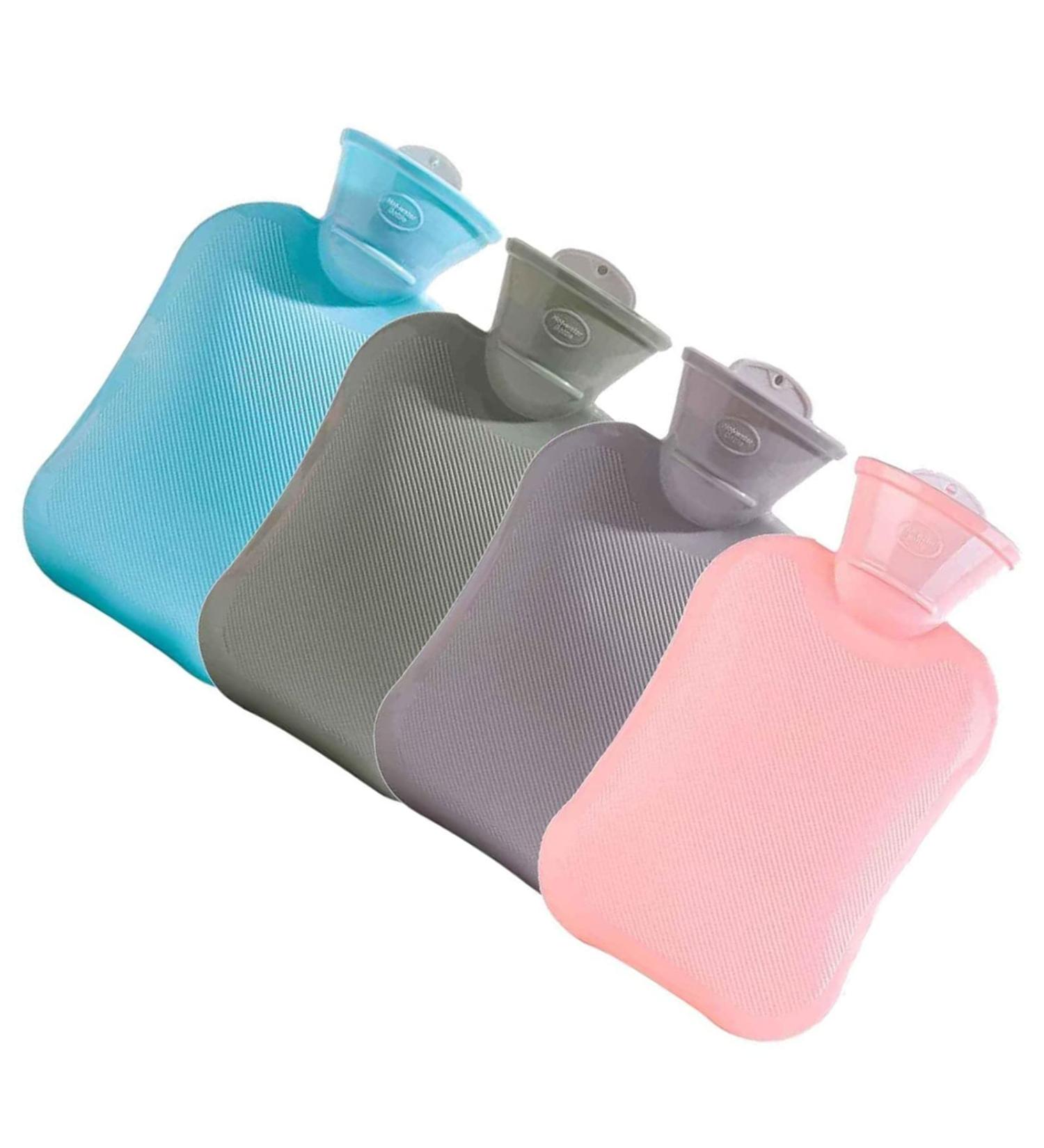 Fashionable Pink Heat Bottle - Thick Water Injection Perfect for Winter Warmth & Pain Relief - Buy Online on GoSupps.com