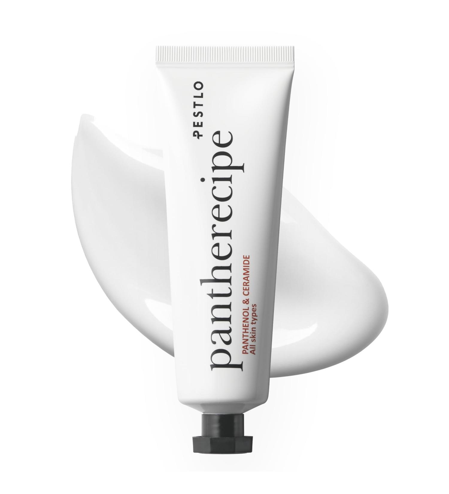 PESTLO Pantherecipe Cream 1.69 fl.oz. - Hydrating Ceramide & Panthenol Moisturizer for Day & Night EWG Green Lightweight Non-Greasy - Buy Online on GoSupps.com