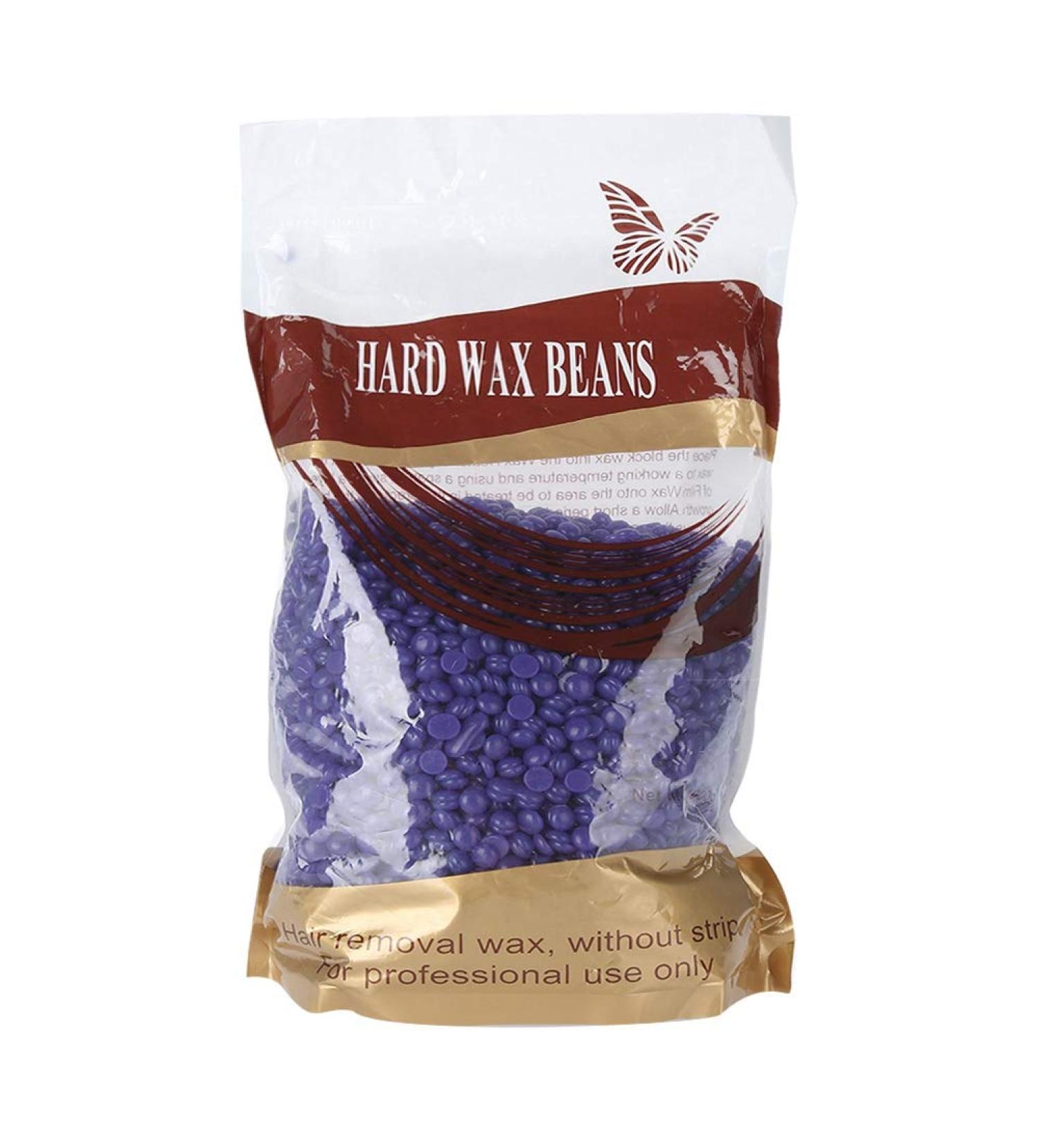 Baverta Lavender Hard Wax Beans 1000g - Ultimate Hair Removal for Arms Body & Bikini - Skin Beauty Waxing - Buy Online on GoSupps.com