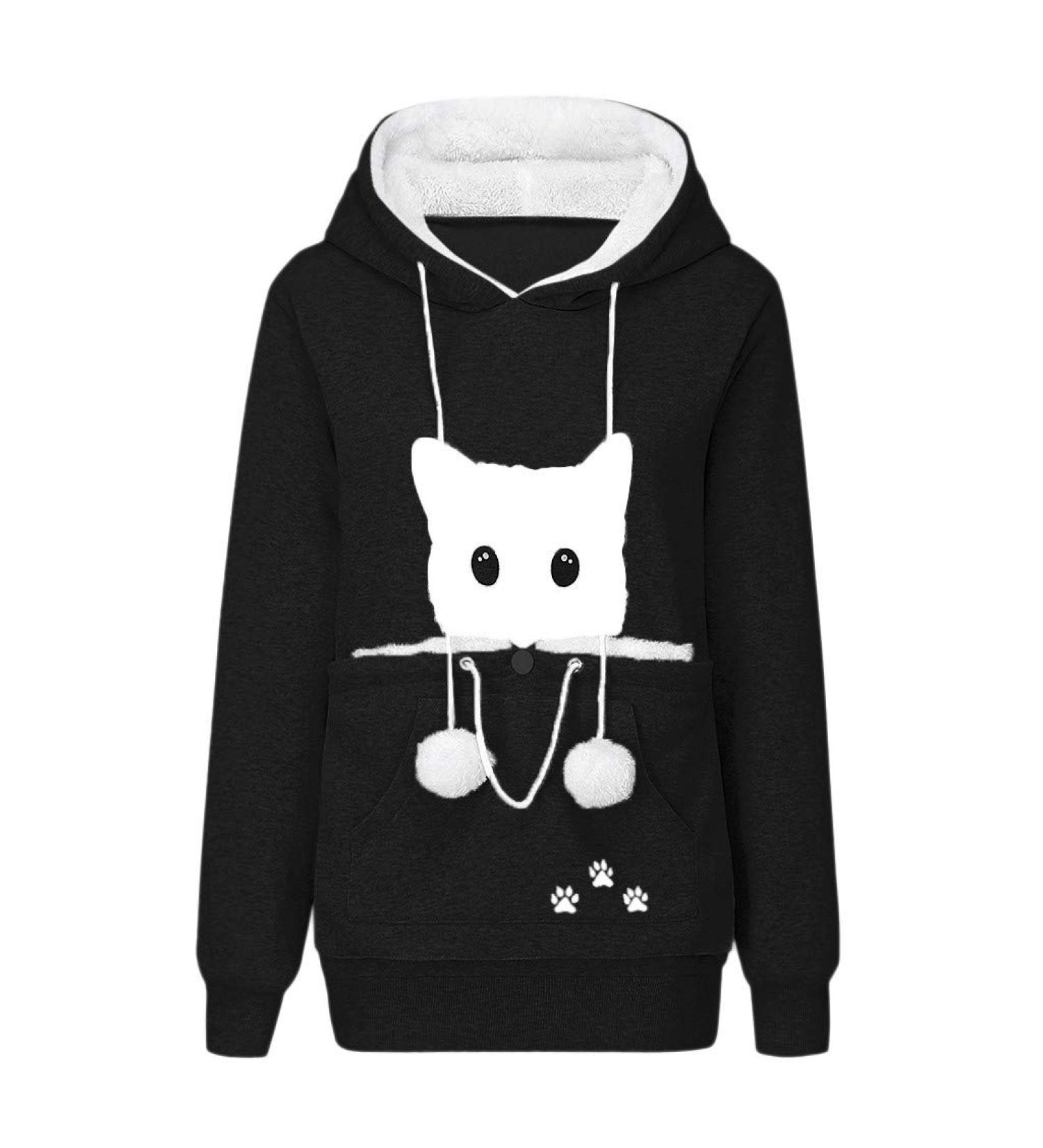Shop Women s Cat & Dog Hoodie Sweater - Long Sleeve Zipper Bag for Pets - Buy Online on GoSupps.com