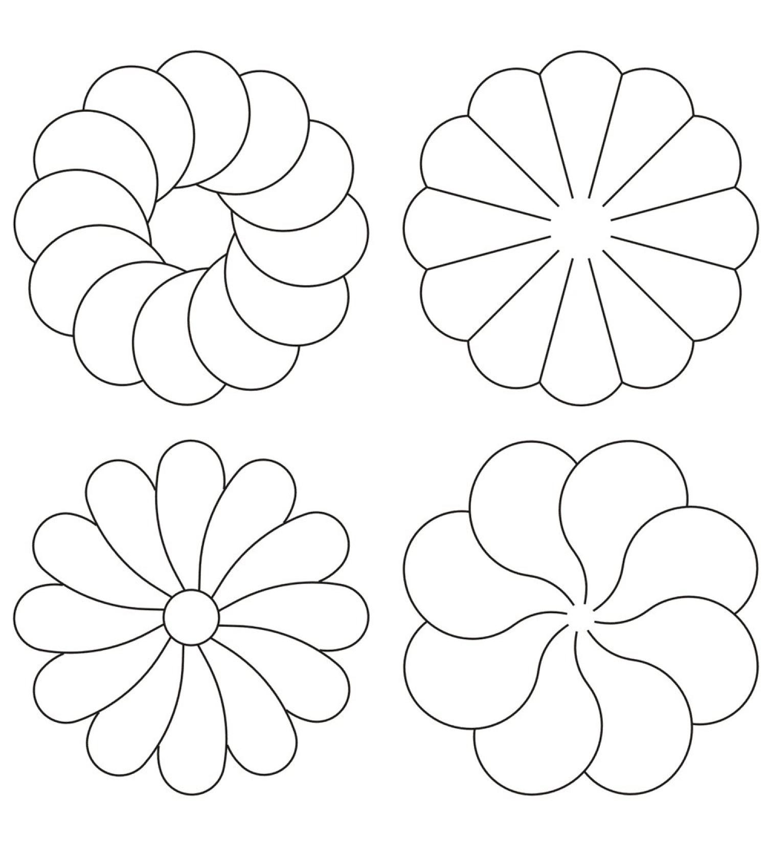 Quilting Creations Quilting Stencil Set Four-5 Motifs