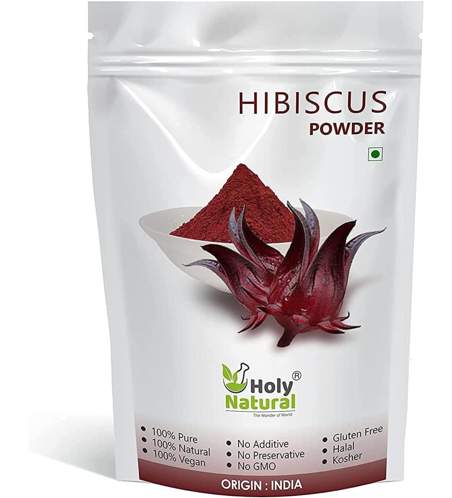  AOZA AOZA Sacred Natural Hibiscus Powder - 200g (Sabdariffa - Edible Quality 100% Pure) - Buy Online on GoSupps.com