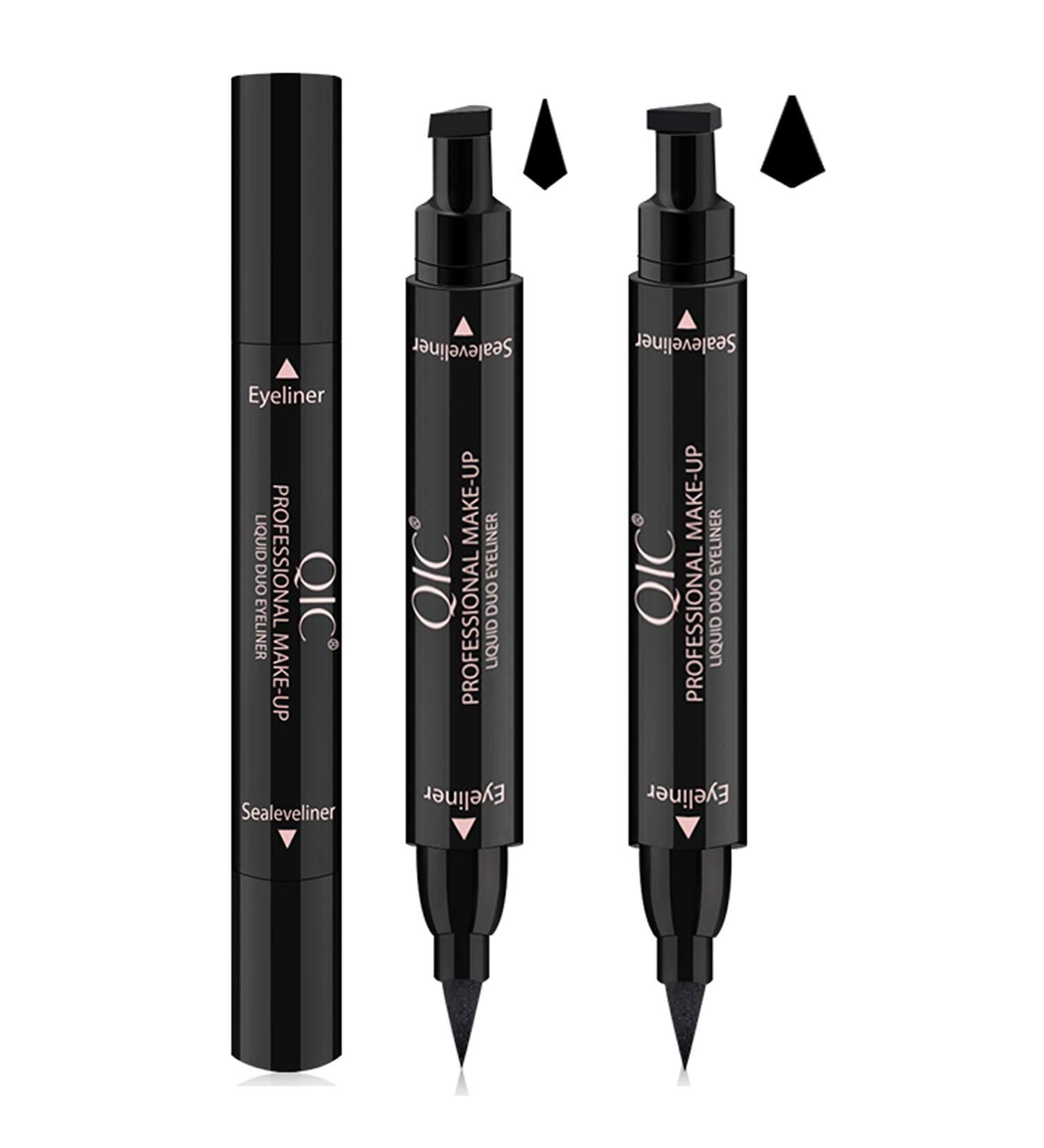 Winged Eyeliner Stamp - Dual Pens for Perfect Cat Eye Vamp, Waterproof and Smudgeproof - Buy Online on GoSupps.com