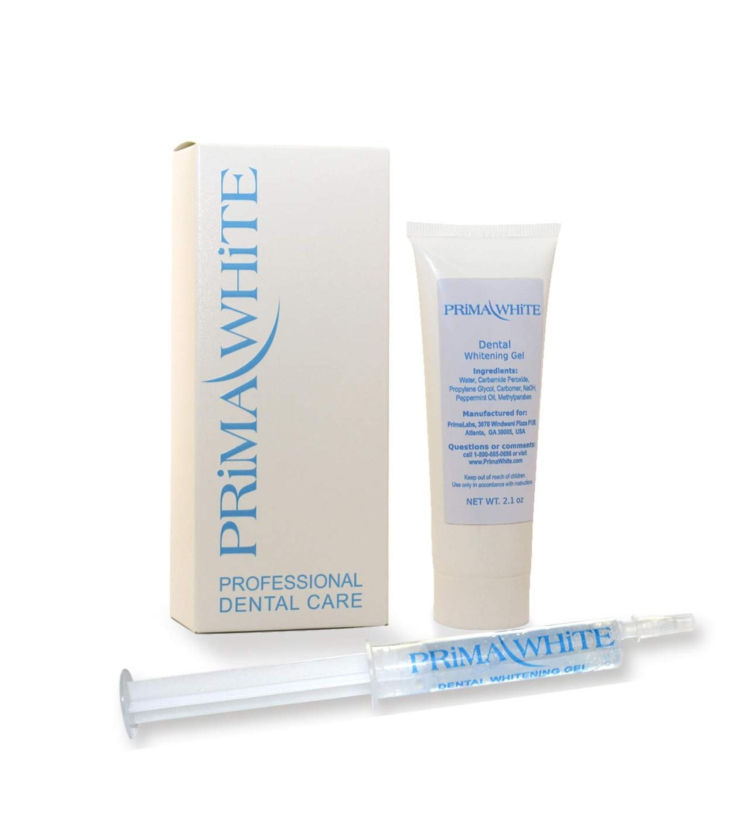 Prima White 22% Carbamide Peroxide Bulk Tube Teeth Whitening Gel - 100+ Applications - Buy Online on GoSupps.com