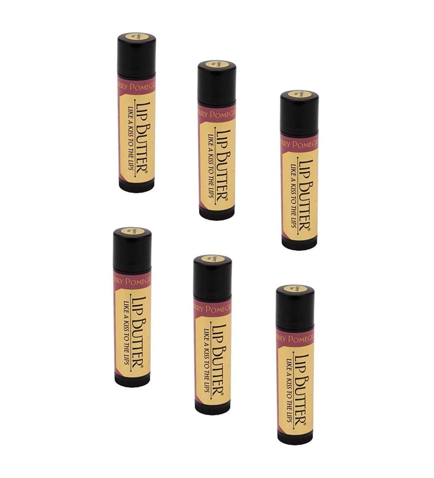 Honey House Lip Butter Tube 0.15 Oz. - Raspberry Pomegranate Set of 6