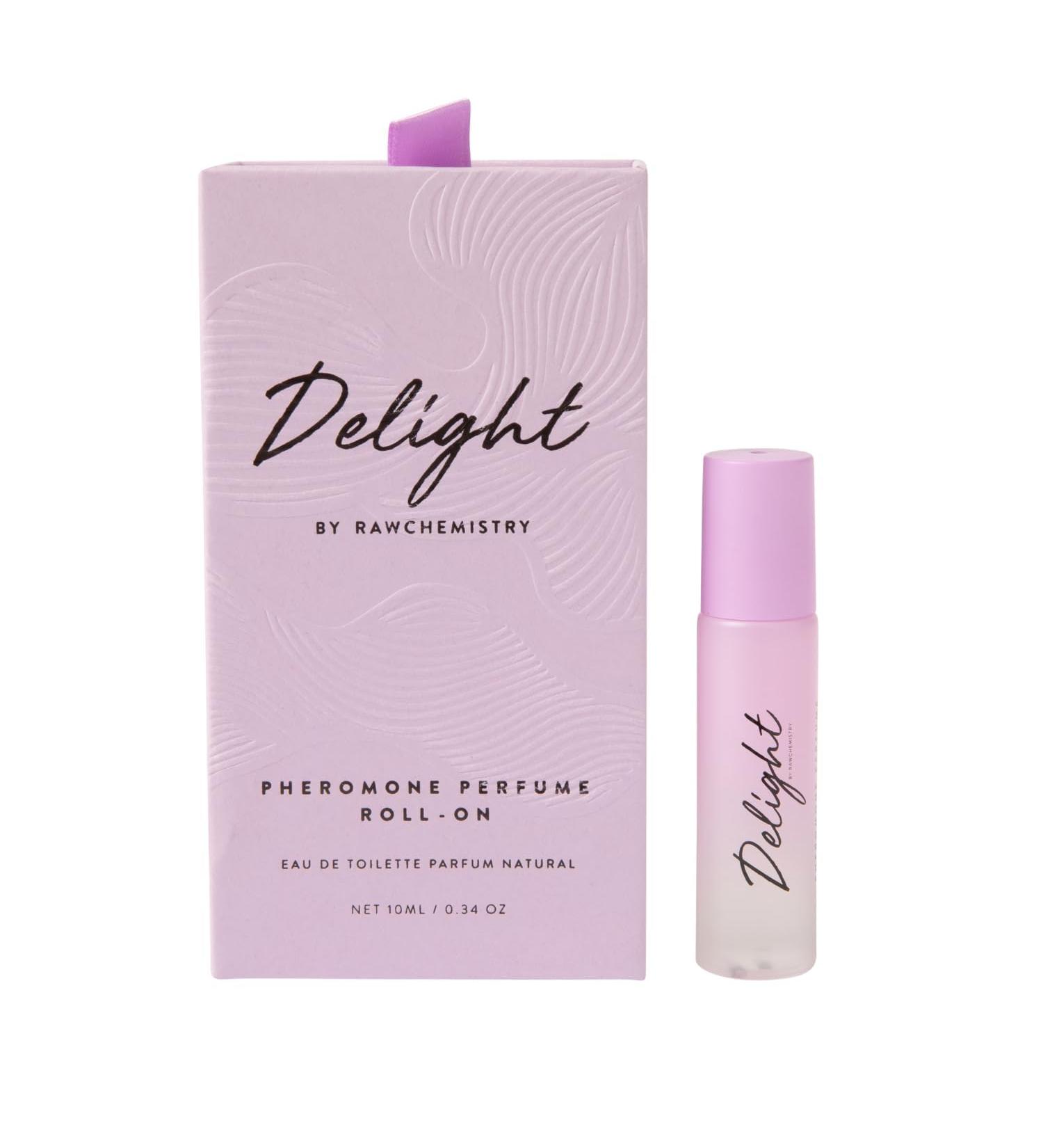 RawChemistry Delight Pheromone Infused Perfume Oils for Women I Roll On Tavel Size Perfume I White Musk Vanilla Perfume for Women - Buy Online on GoSupps.com