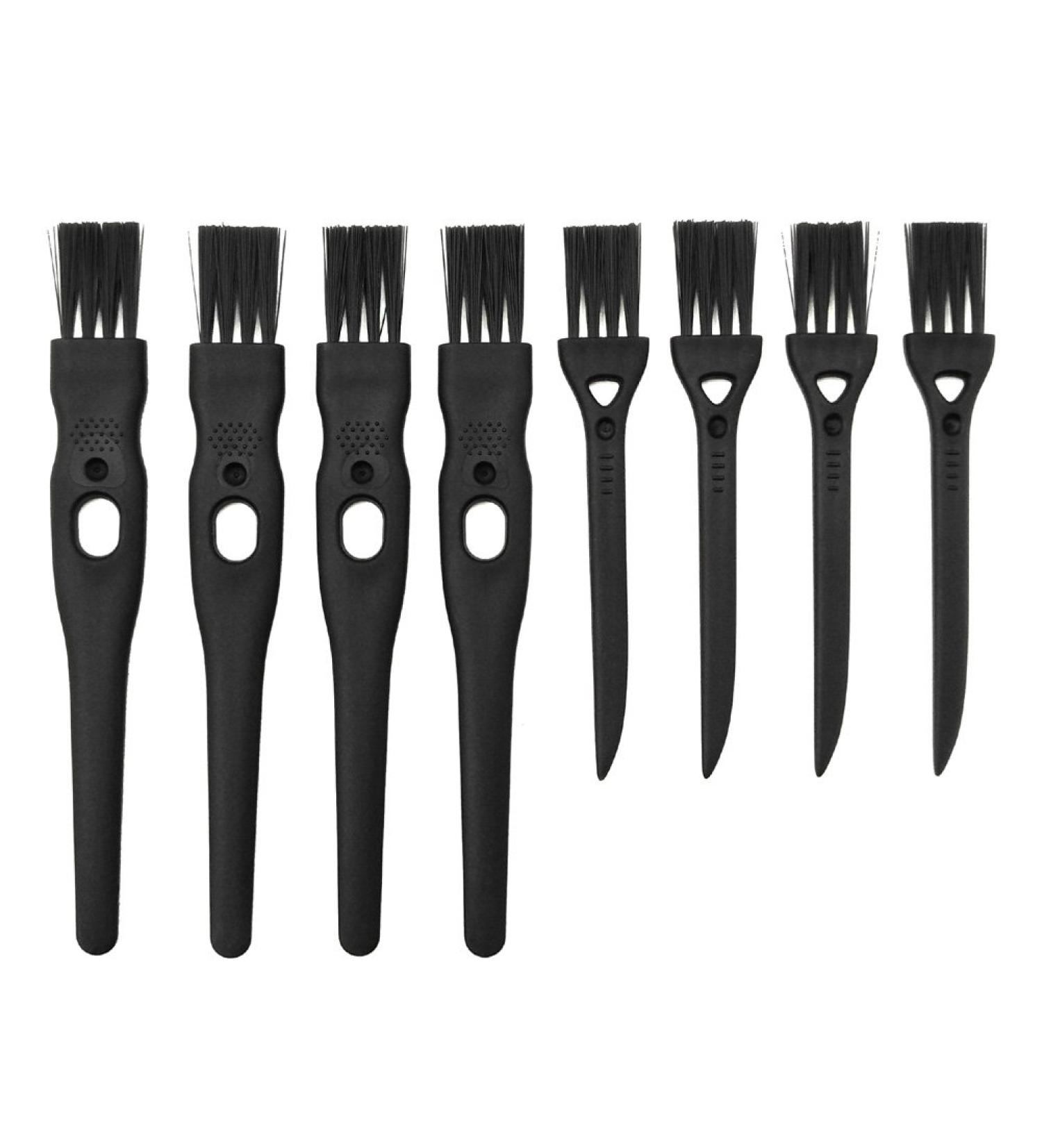 GFDesign Electric Shaver Cleaning Brushes - Set of 8 Black Nylon Bristle Razor Cleaner with PP Handle - Buy Online on GoSupps.com