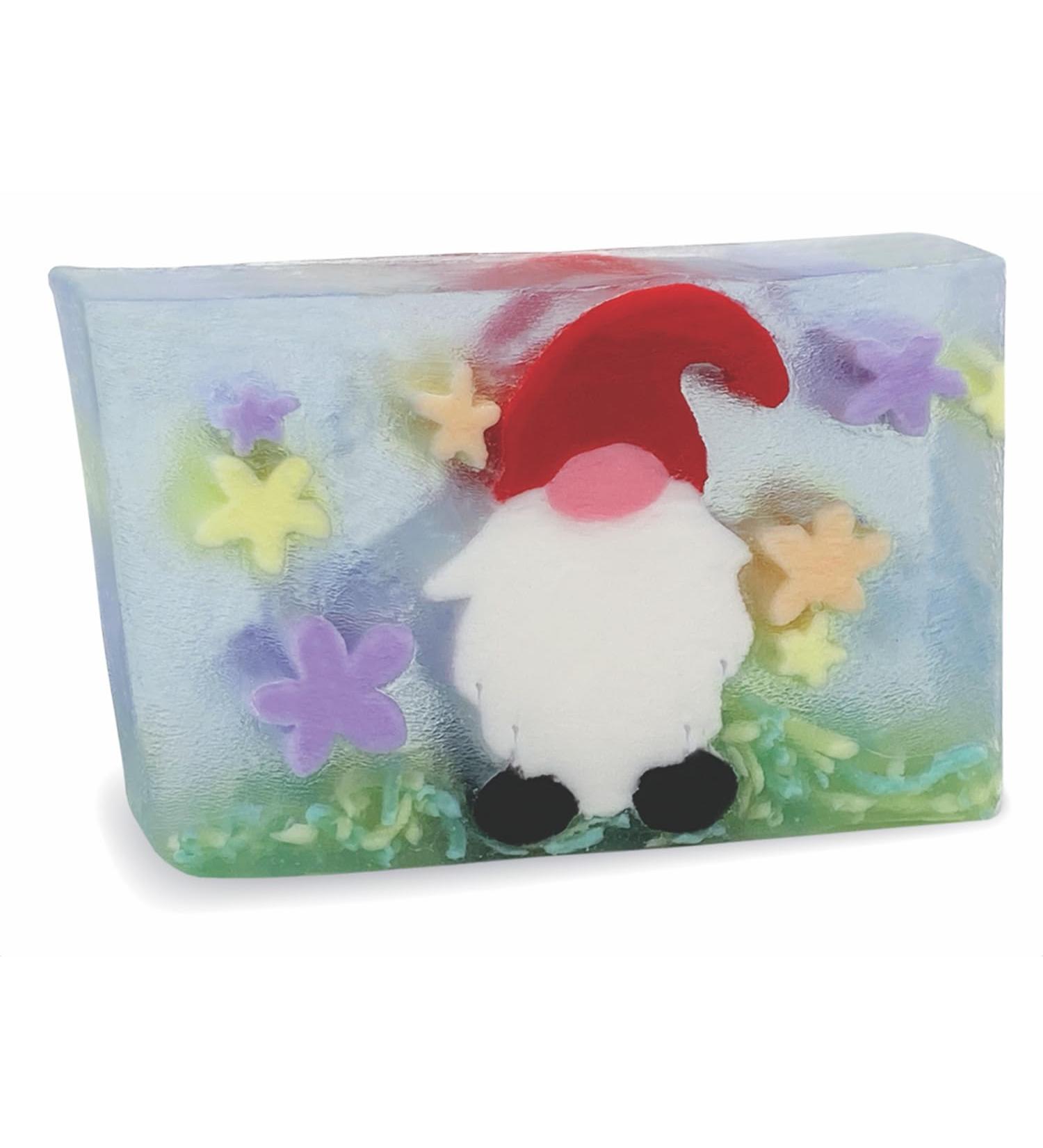 Primal Elements Glycerin Bar Soap | Vegan Paraben-Free Gluten-Free | Ideal for Sensitive Oily & Dry Skin | Garden Gnome Design - International Shipping Available - Buy Online on GoSupps.com