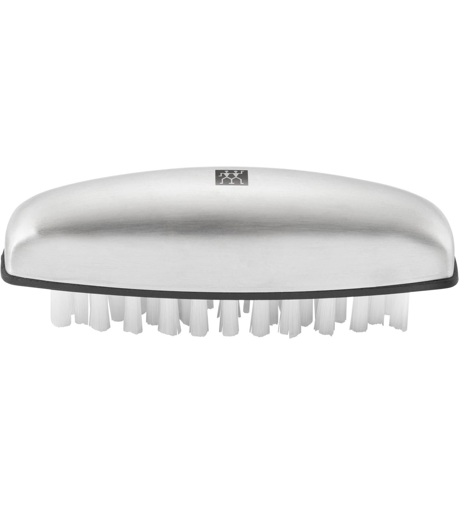 ZWILLING Hand and Nail Brush - Premium Washing Brush Fingernail Cleaner & Odor Remover | Matt Stainless Steel - International Shipping Available - Buy Online on GoSupps.com