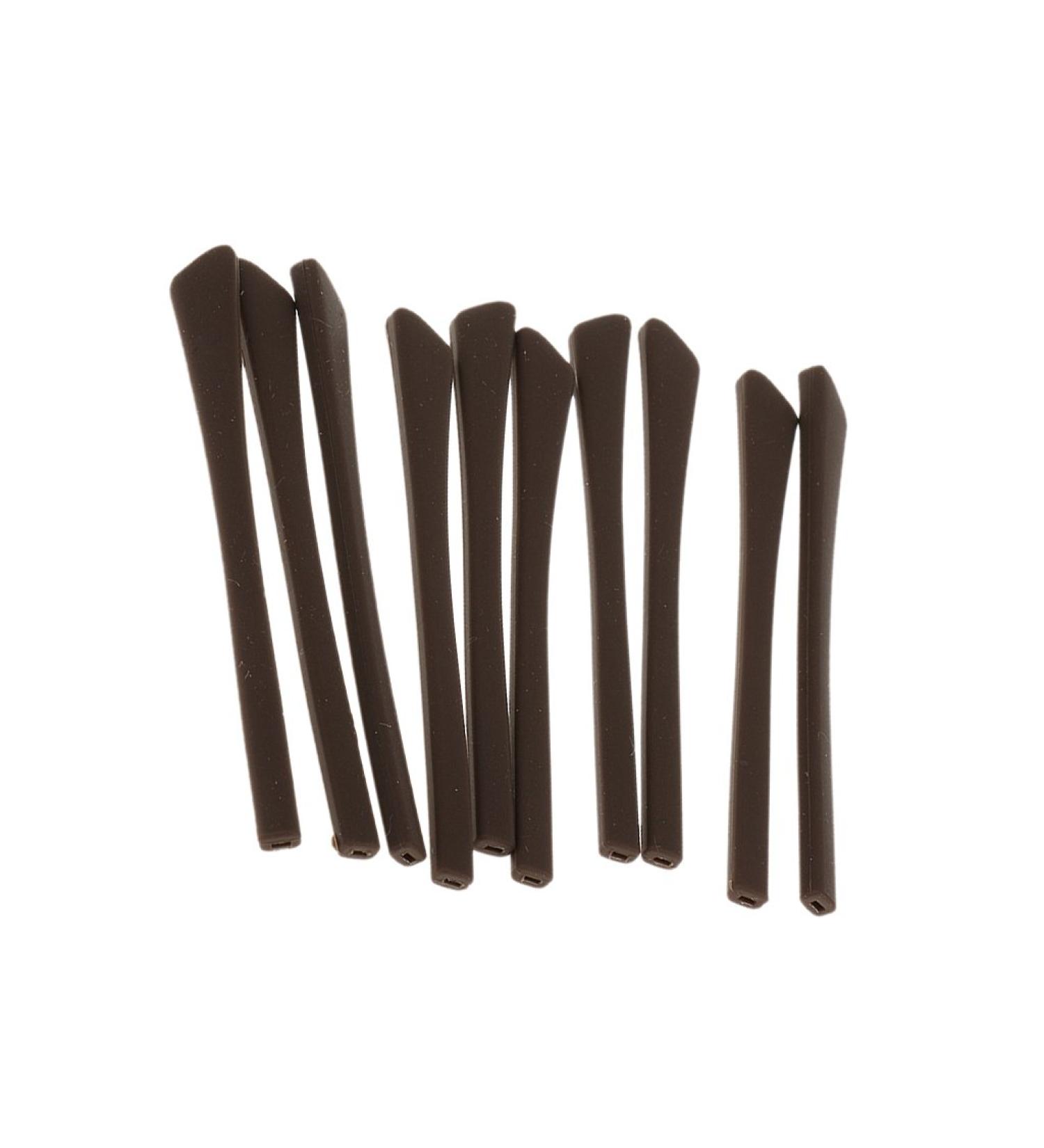 MagiDeal 10 Silica Gel Covers for Glasses Temples - Brown One Size | Durable Protection for Temple Ends - Buy Online on GoSupps.com