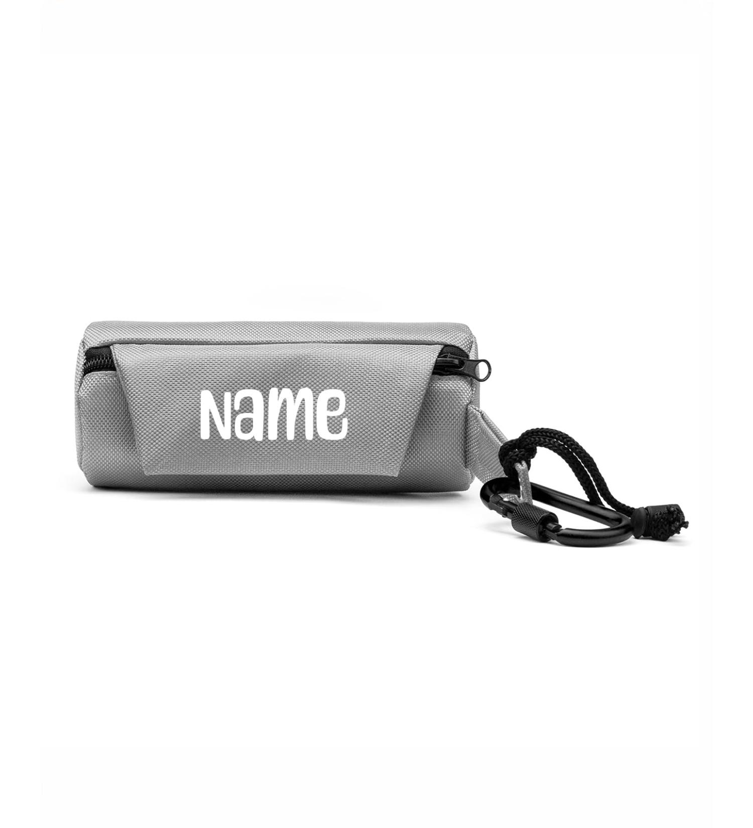 Durable Lonto Dog Feed Bag - Water-Repellent Snack Bag with Zipper & Velcro - 18x7x7 cm - Personalized Name Print - International Shipping - Buy Online on GoSupps.com