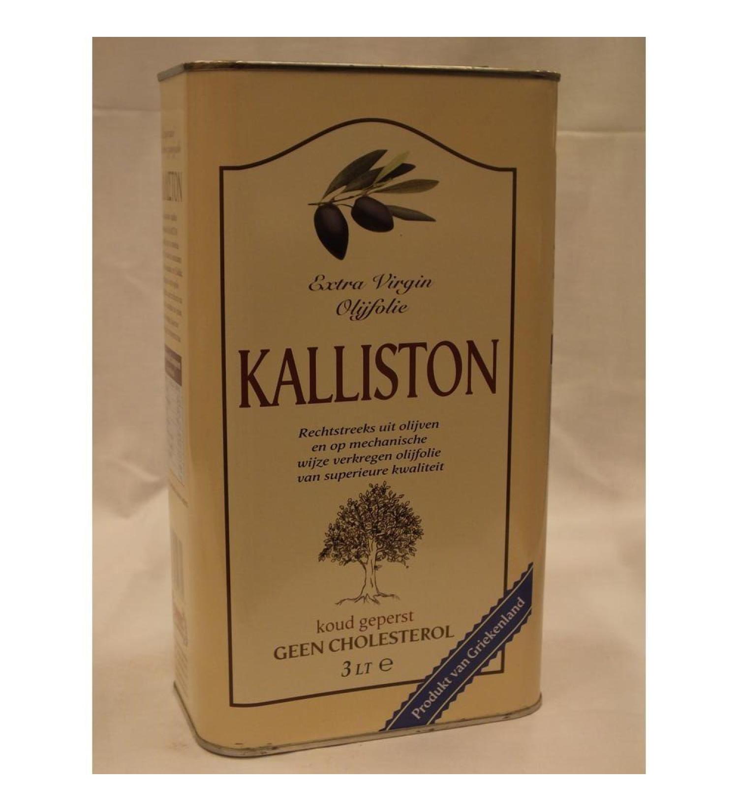 Kalliston - Olive Oil Extra Virgin -Can 3 LTR
