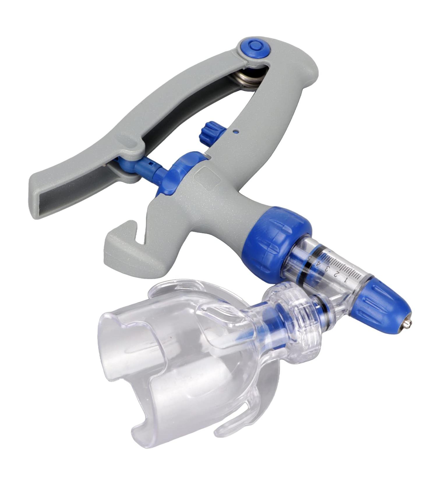 5ml Continuous Syringe Animal Injector Gun - Easy to Operate and Accurate - Ideal for Veterinary Use - Buy Online on GoSupps.com