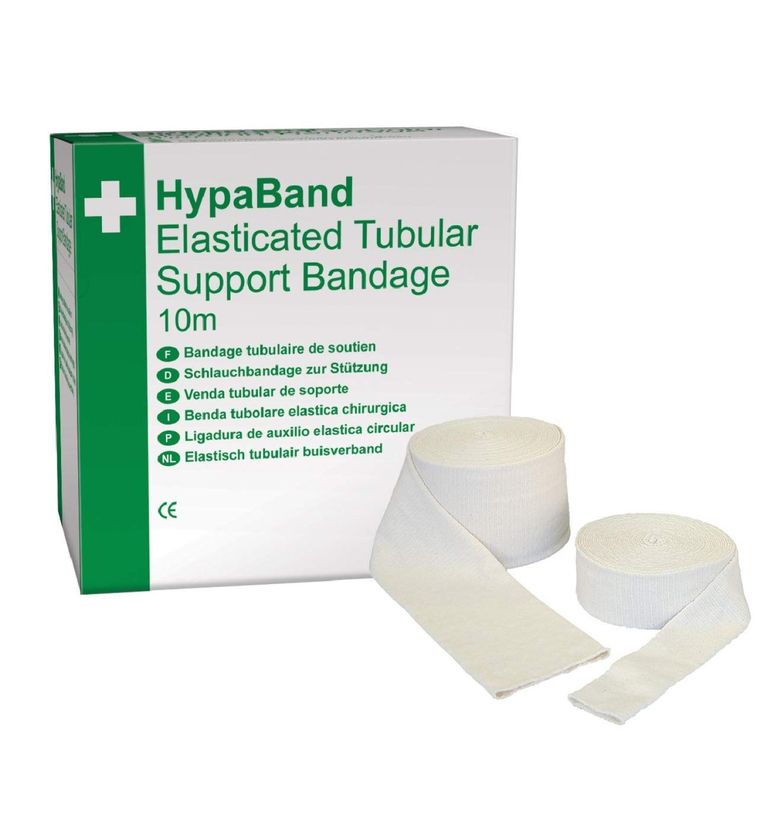 Safety First Aid Tubular Support Bandage (F - Large Knees) White - 10cm x10m Size F 10m - Buy Online on GoSupps.com