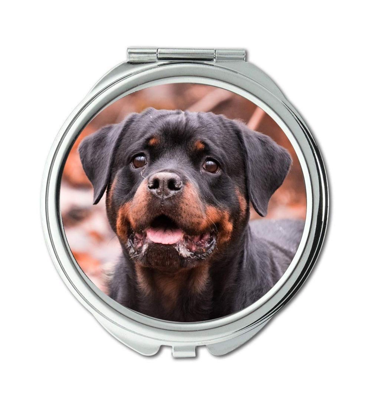 YENDOSTEEN Mirror Travel Mirror Dog Portrait Cute Mammal Animal Rottweiler pocket mirror portable mirror - Buy Online on GoSupps.com