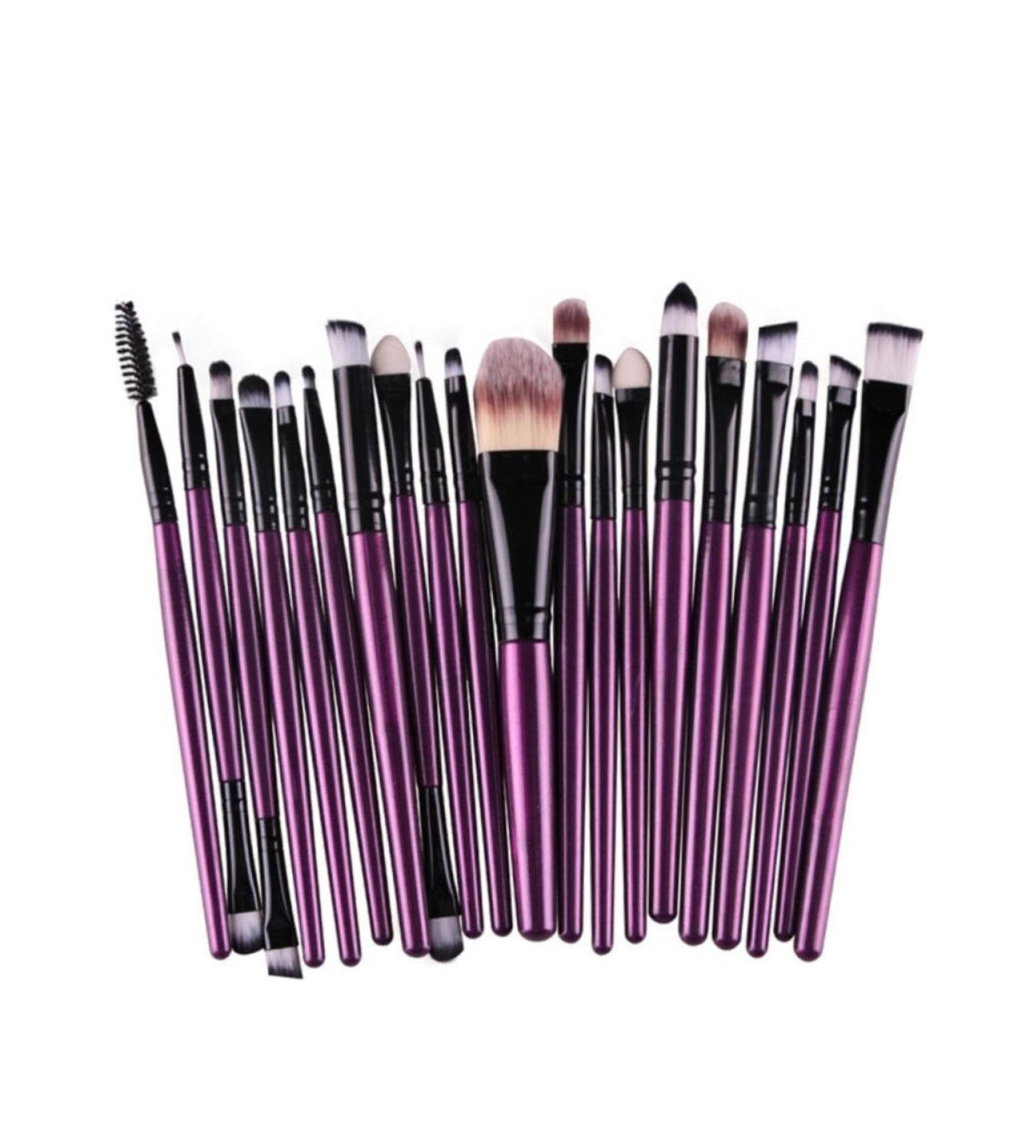 Didiseaon 20PC Soft Makeup Brush Set - Professional Beauty Tools for Eye Makeup Powder Application & Eyeshadow - Buy Online on GoSupps.com