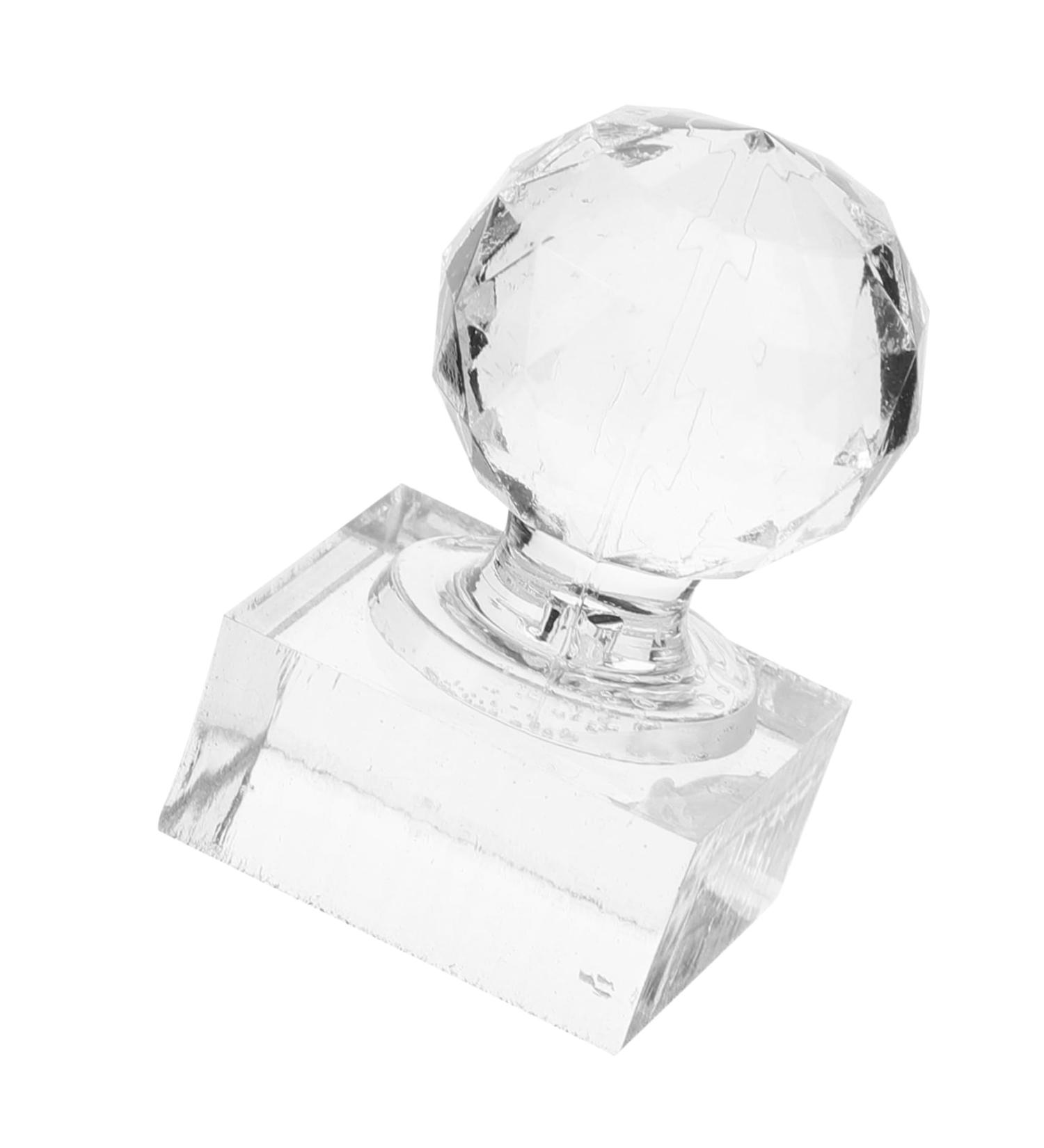 FOMIYES Eye Shadow Plate Powder Stamper Eye Shadow Stamp Tool Eyeshadow Pressing Stamper Powder Seal Acrylic 3.00X1.85X1.85CM Transparent - Buy Online on GoSupps.com