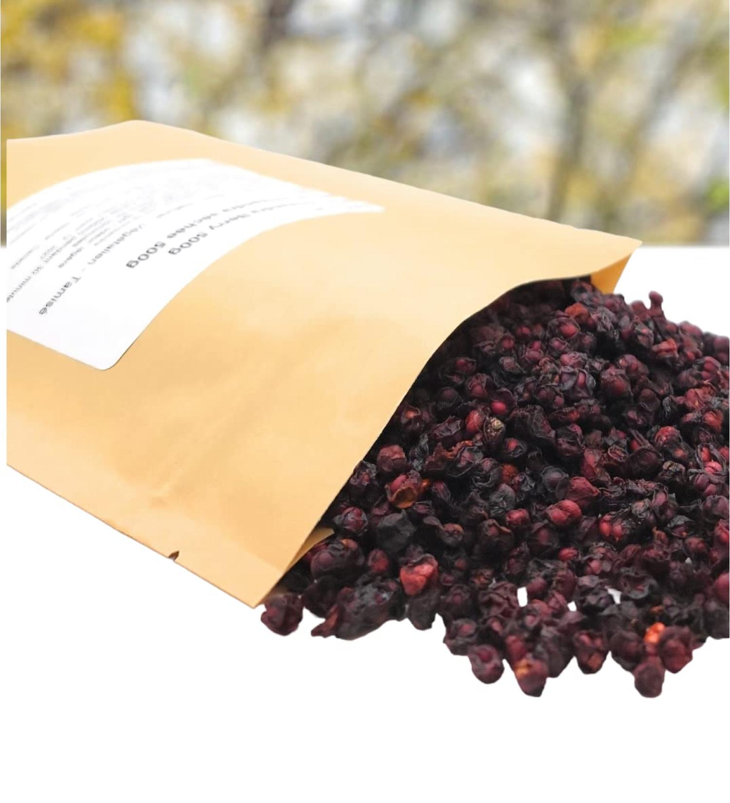 Herbal Cure - Schisandra Berries 500g - Extra Large Berries - Product of China - Buy Online on GoSupps.com