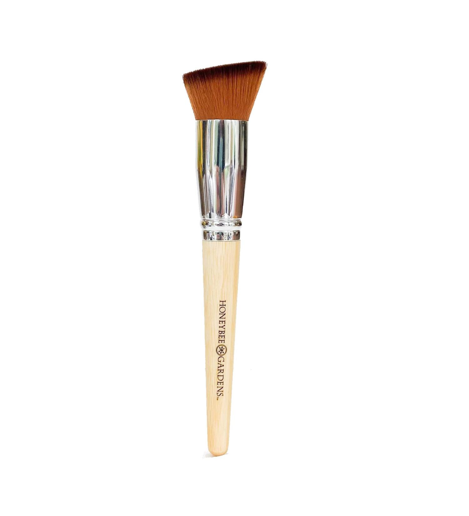 Honeybee Gardens Full Size Foundation Brush | Vegan & Cruelty-Free | Perfect for Liquid & Powder Makeup | International Shipping Available - Buy Online on GoSupps.com
