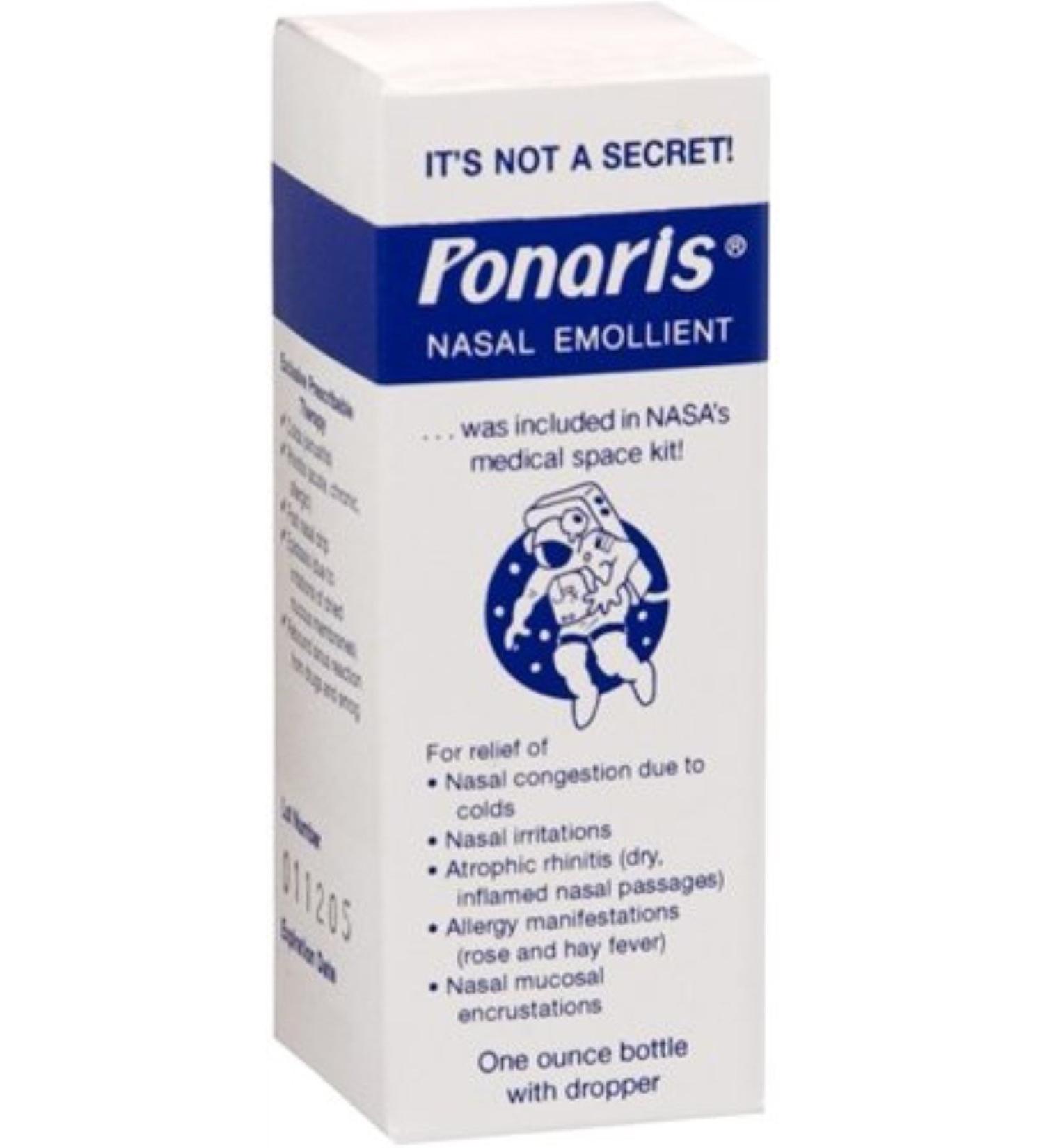 Ponaris Nasal Emollient 1 oz (Pack of 8)
