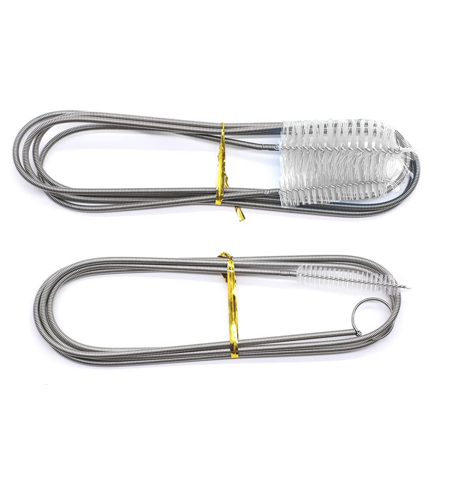 2-Piece Pipe Cleaning Brush Set | Drain Cleaner & Aquarium Cleaning Tool | Hose Brush for Easy Drainage - Buy Online on GoSupps.com