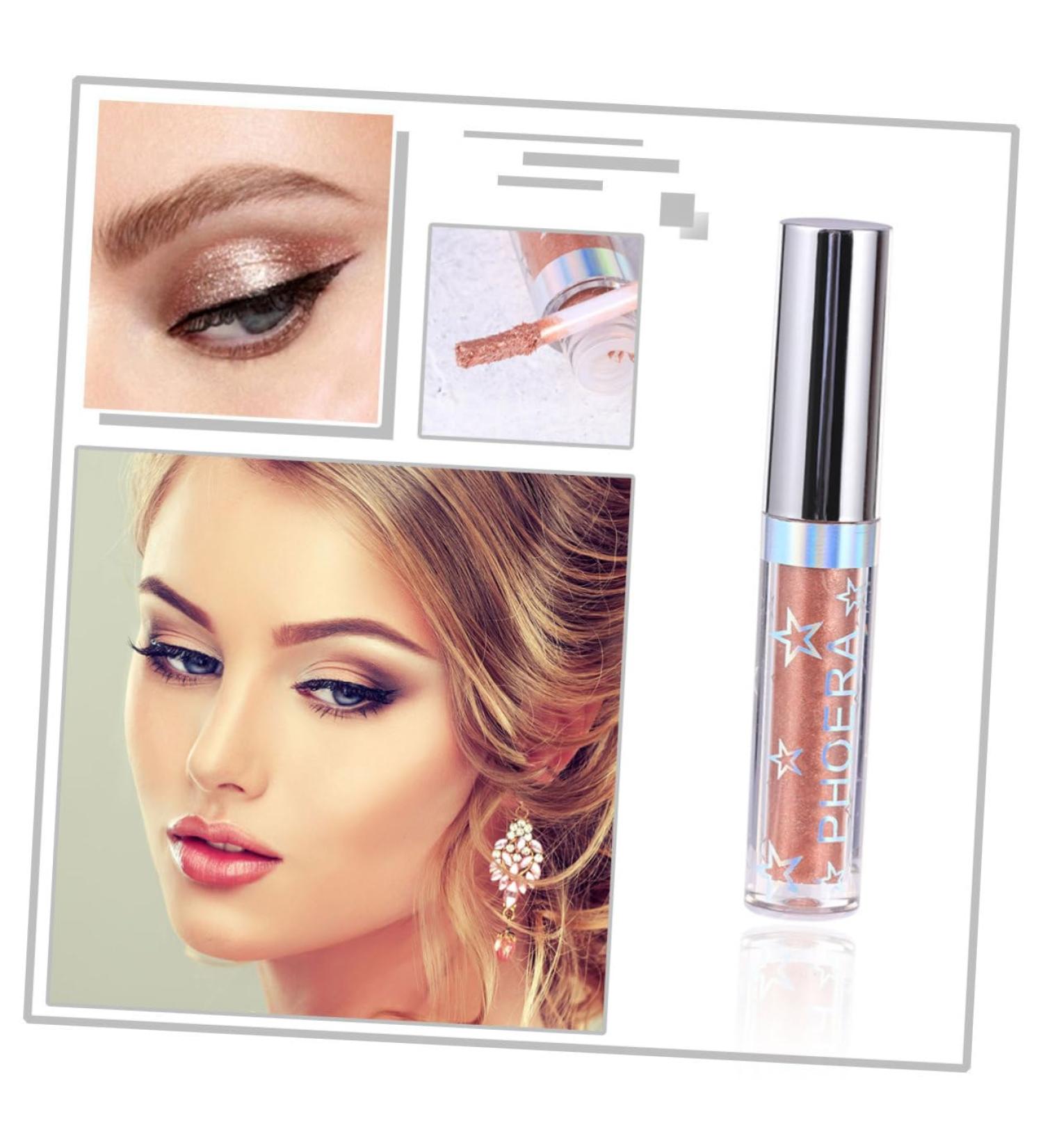 TOVINANNA Glitter Eyeshadow Star Light Eyeshadows Glitter Liquid Eyeliners Glow Liquid Eyeshadow Water-based - Buy Online on GoSupps.com