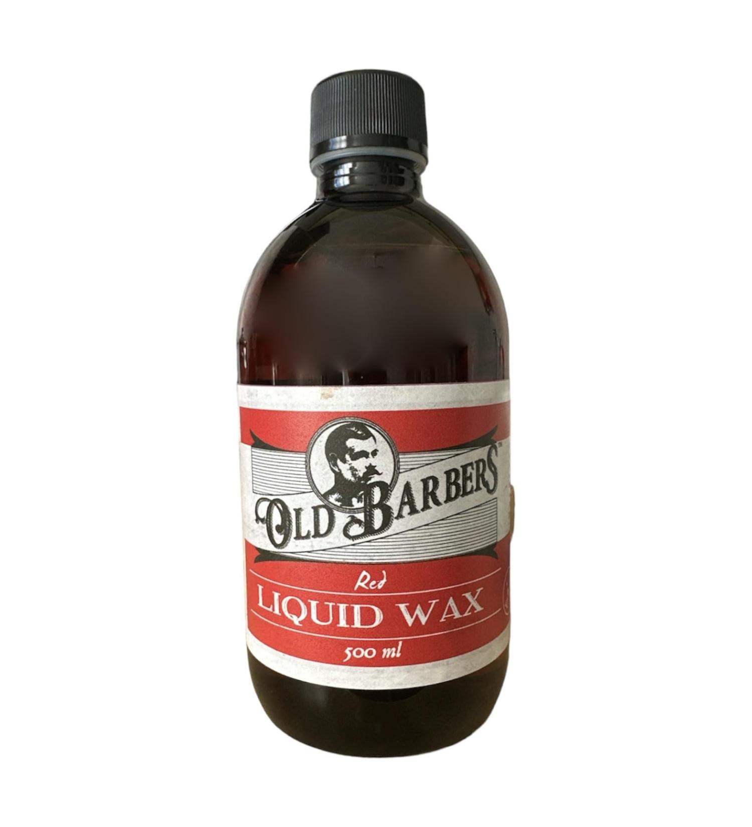 Old Barbers Liquid Hair Wax - Medium Hold - 500ml - Made in Italy