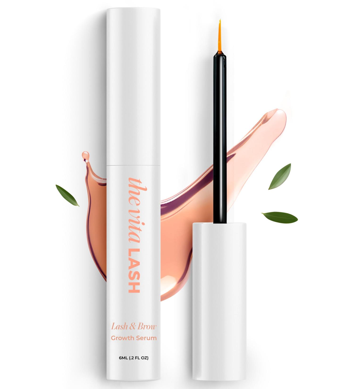 Eyelash & Brow Enhancing Serum | Advanced Vegan Lash Growth Serum for Fuller Longer Lashes & Thicker Brows | Hydrating 6 ml - 2 fl oz - Buy Online on GoSupps.com