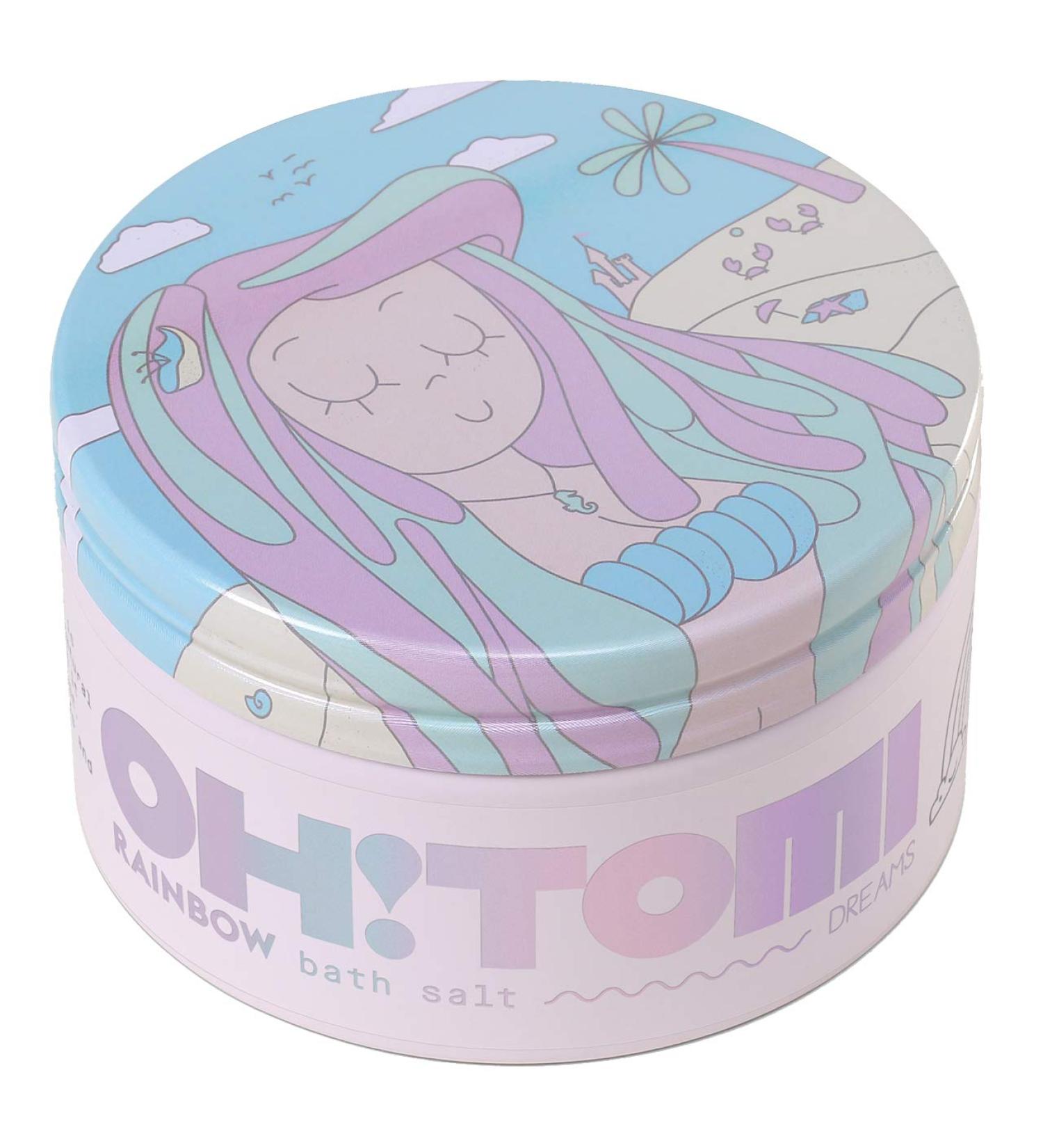 Oh! Tomi Swimming Salt 300g | Relaxation Bath Sea Salt for Stress Relief | Aromatherapy Bath Crystals with Rainbow Fragrance | Ideal Gift for Women - Buy Online on GoSupps.com