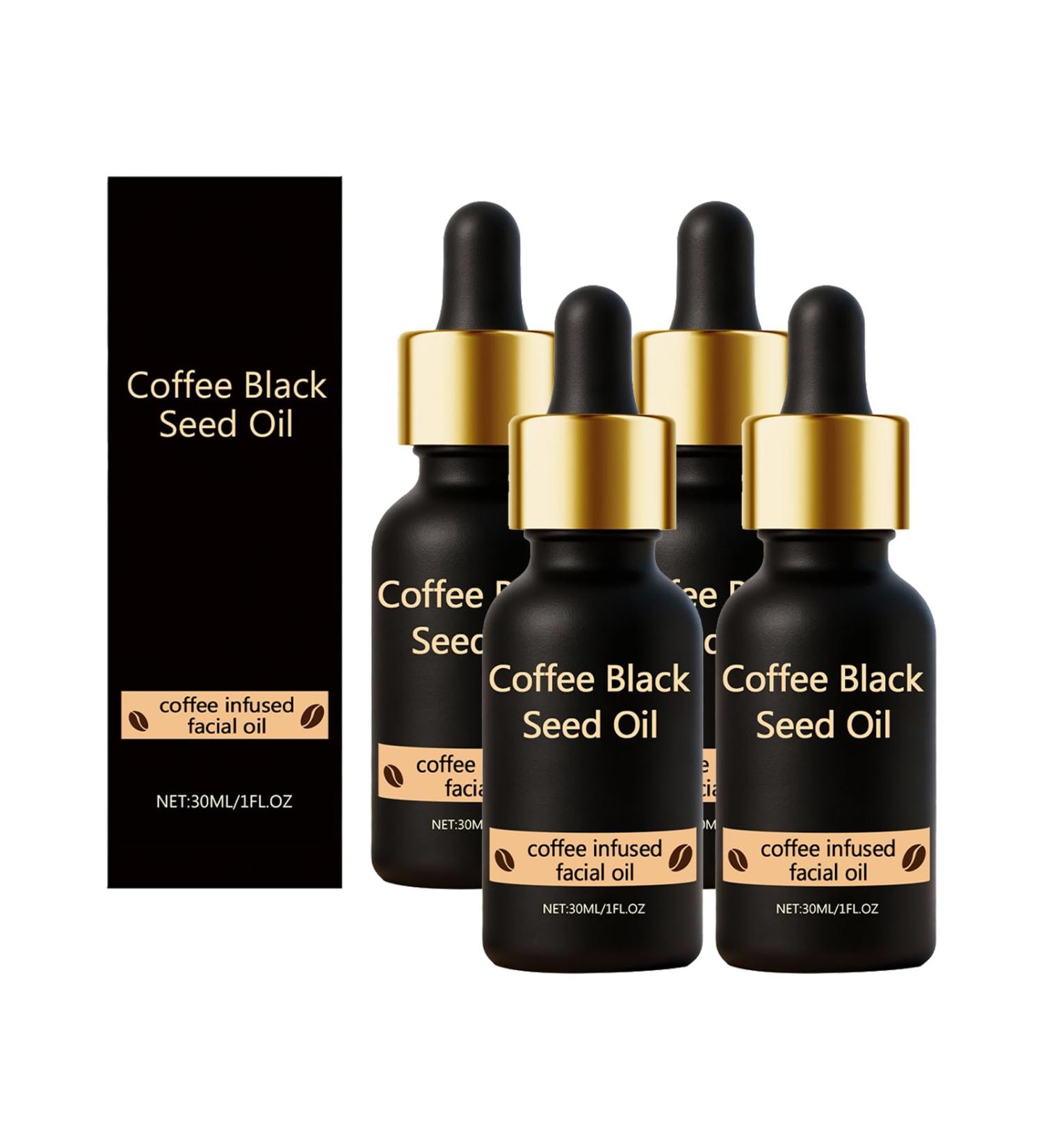 QPJUVC Facial oil 30 ml coffee and black cumin oil for the skin light antiaging facial oil to reduce wrinkles and fine lines moisturizing care 4 - Buy Online on GoSupps.com