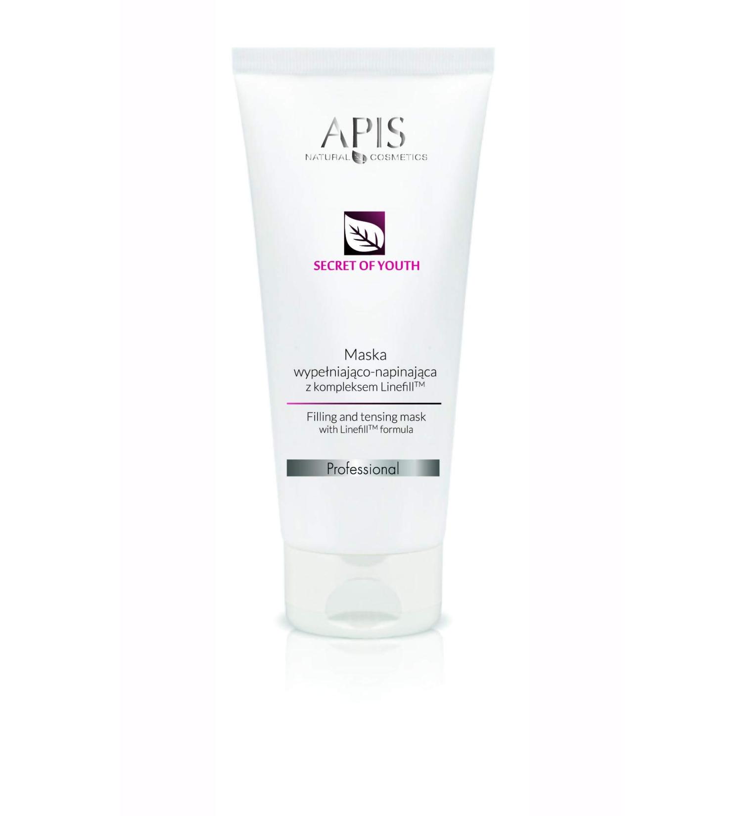 Api's secret of the youth filling and firing mask with hyaluronic acid Linefill TM - Complex and Squalan |Smooth skin with a diamond slip |200 ml