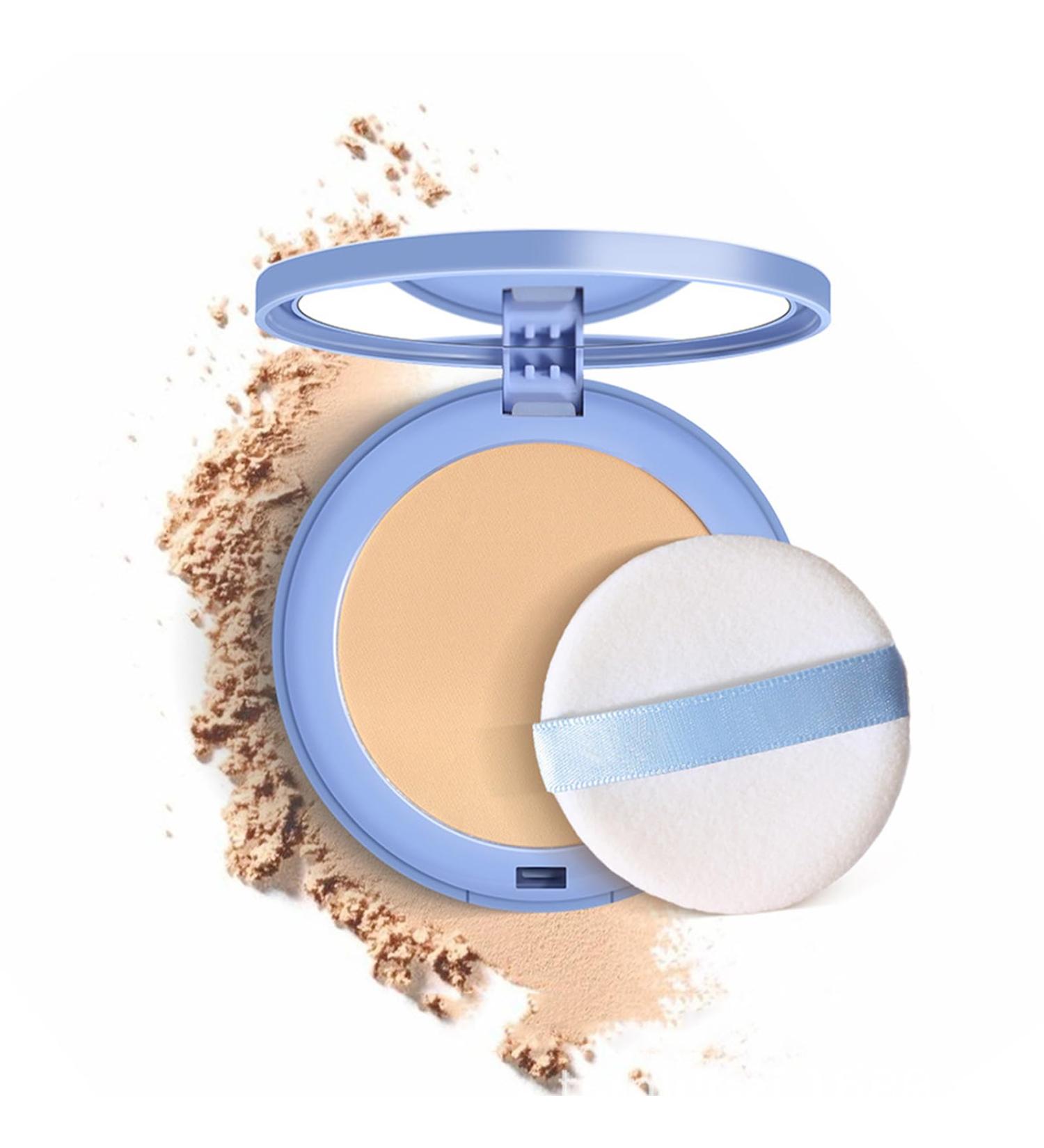 Lasting Waterproof Face Powder Oil Control Face Pressed Powder Matte Smooth Setting Powder Lightweight Oil Control Facial Powder (#02 10g) #02 1 g (Pack of 1) - Buy Online on GoSupps.com