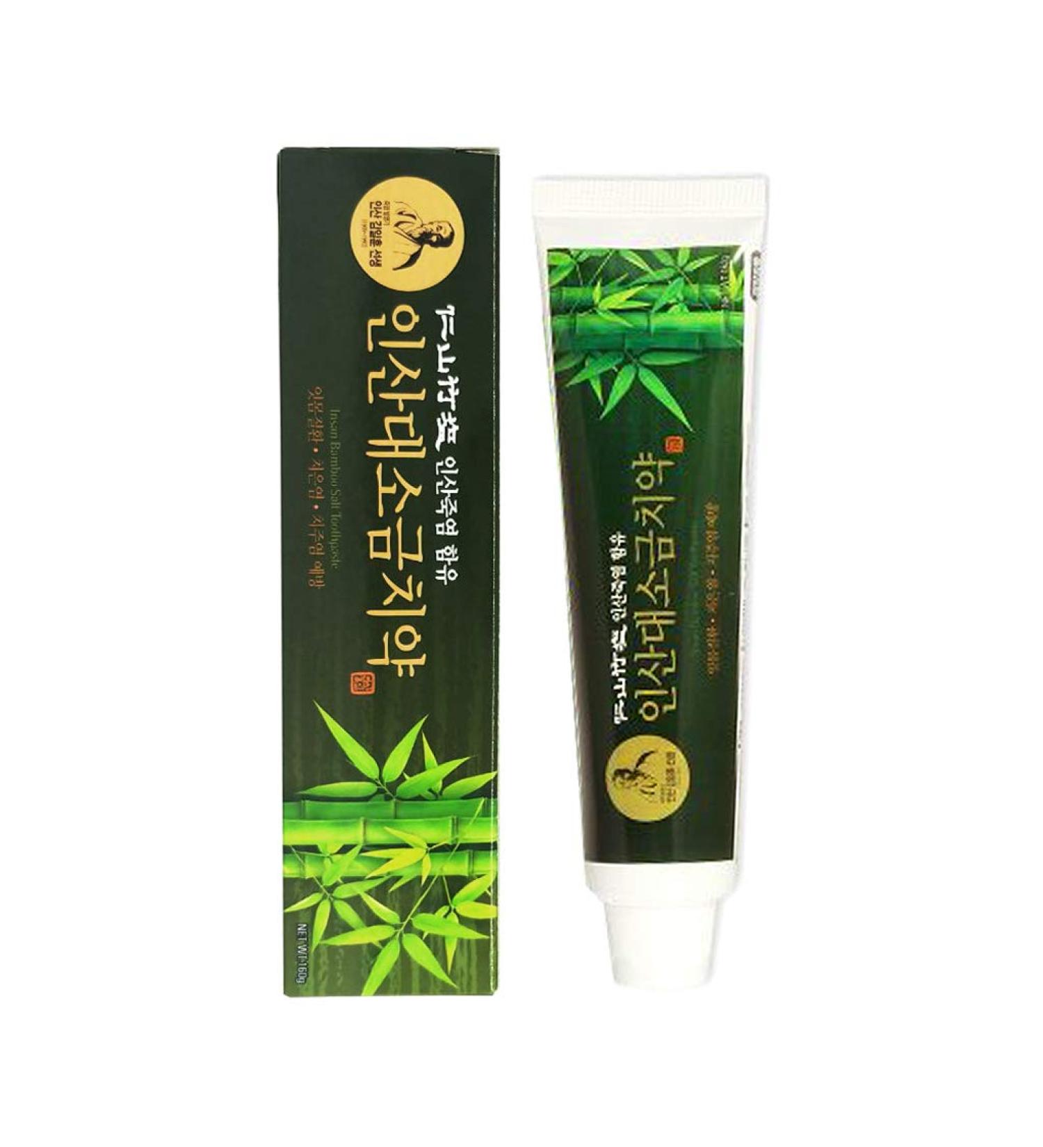 Insan Bamboo Salt Toothpaste (160g) - Natural Oral Care for Healthy Teeth and Gums - Buy Online on GoSupps.com