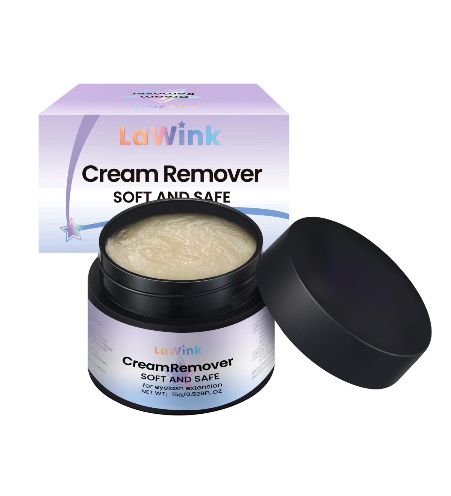  LaWink Cream Remove for Eyelash Extensions 15g Remover Cream Eyelash Extensions Gentle Makeup Remover Without Eye Irritation - Buy Online on GoSupps.com