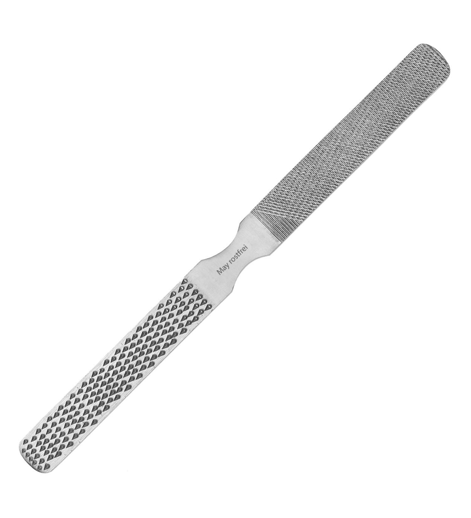 May Callus Rasp - 4-Sided Stainless Steel Callus Remover & File for Smooth Feet | Shop Internationally - Buy Online on GoSupps.com