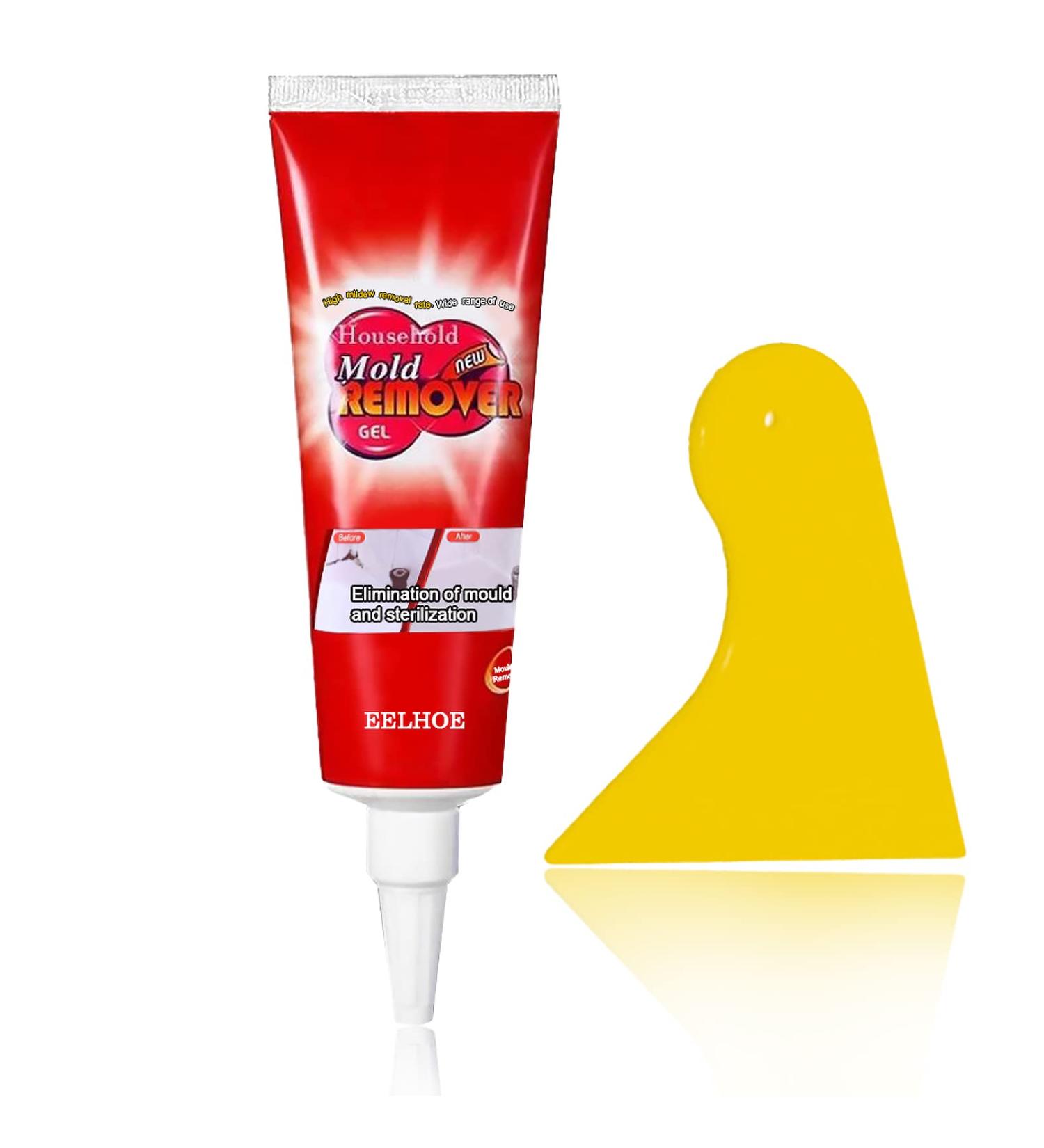 Mould and Mildew Remover Mold Remover Spray Effective and Fast Cleaner for Wall Tiles Wall Corner Stains Mould Remover Cleaner for Kitchen Bathroom Tile Sink Stains Removes Mouldy with A Scraper 1PCS - Buy Online on GoSupps.com