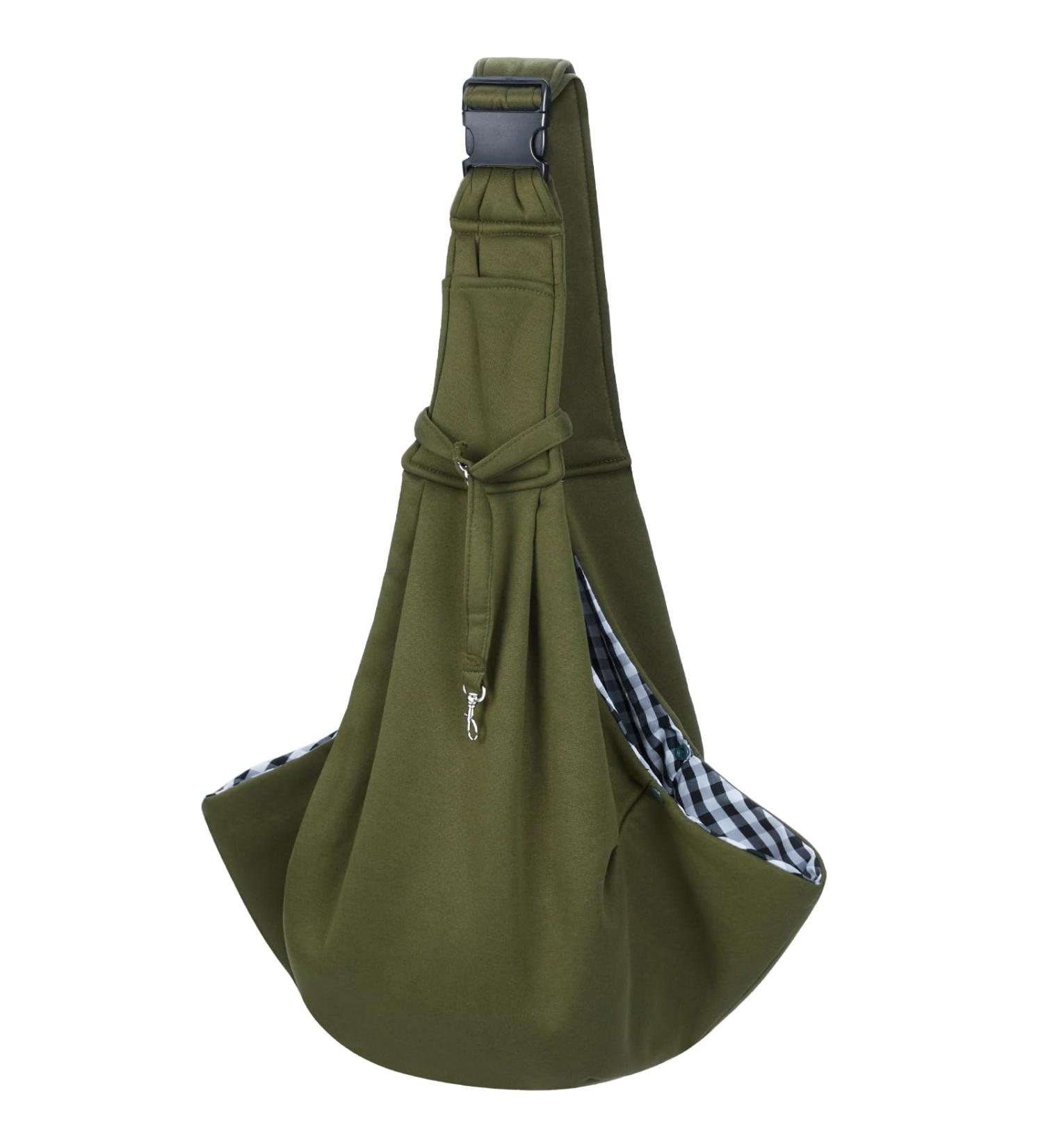 Coolzon Breathable Dog Carrier Bag | Adjustable Shoulder Strap for Small Dogs & Cats | Pet Carrier Up to 7kg - Green - Buy Online on GoSupps.com